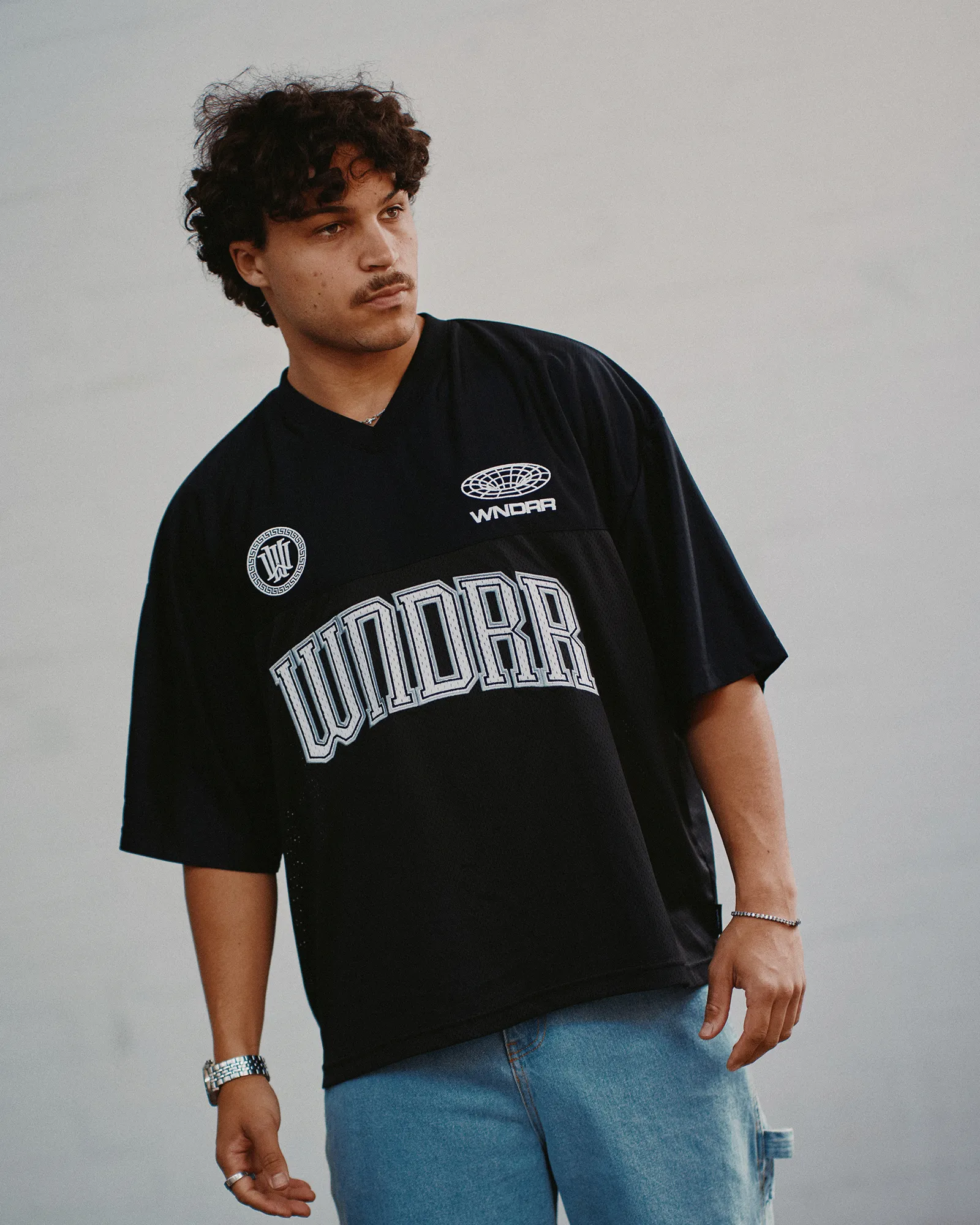 POSSESSION QUARTERBACK JERSEY - BLACK sold by WNDRR product image thumbnail 2