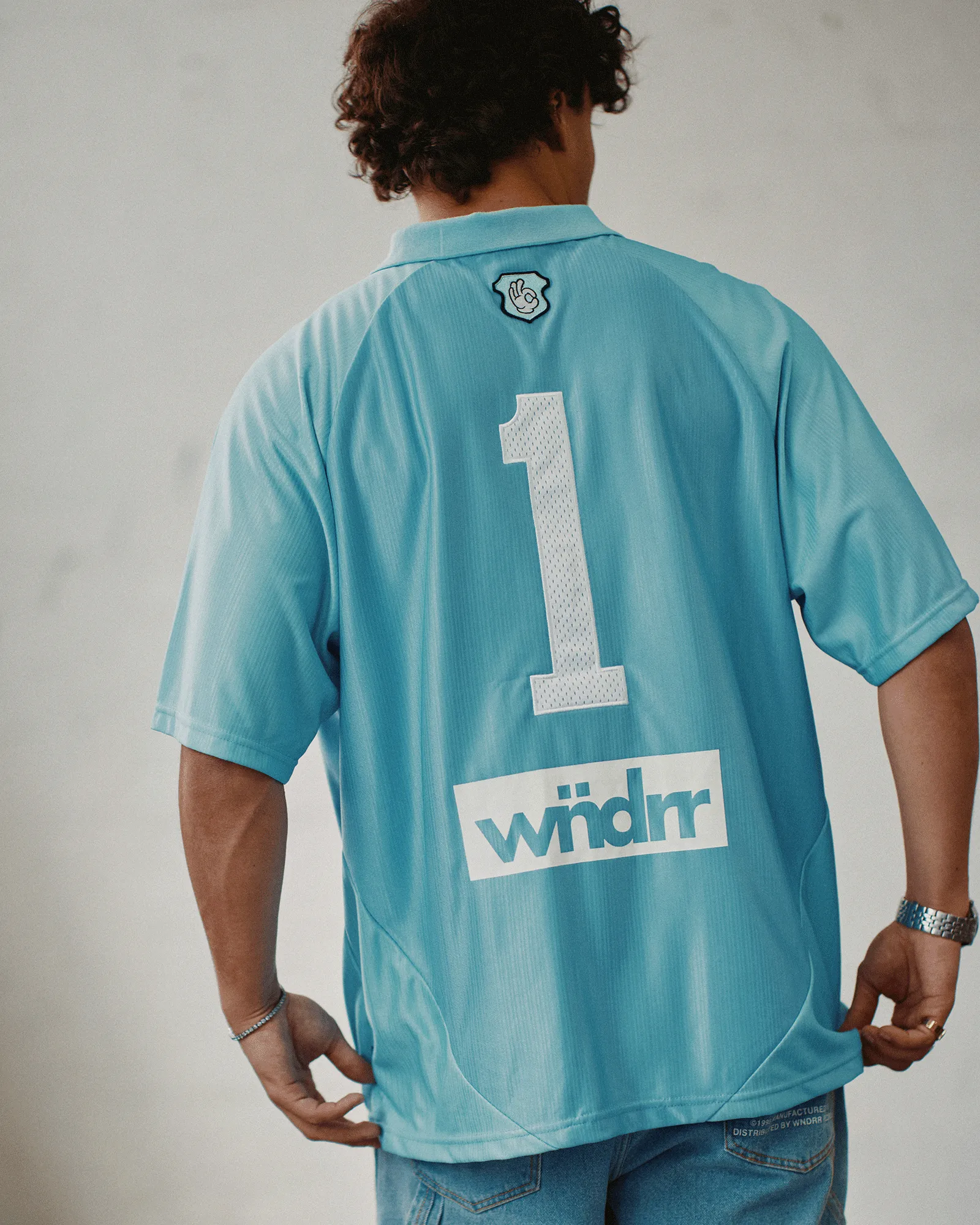 ENRICHED FOOTBALL JERSEY - BLUE sold by WNDRR product image thumbnail 4