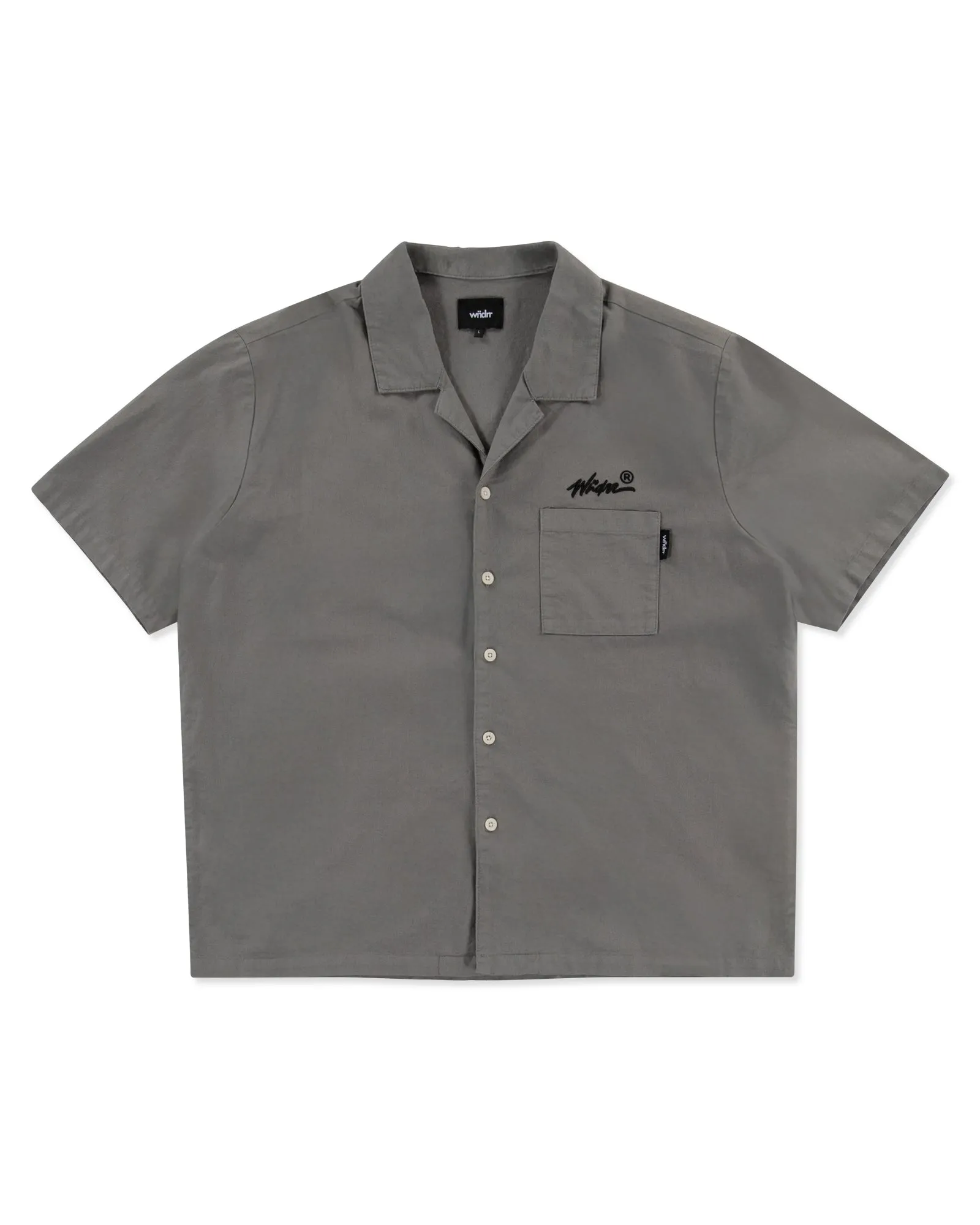 SCRIPT S/S SHIRT - MOON GREY sold by WNDRR