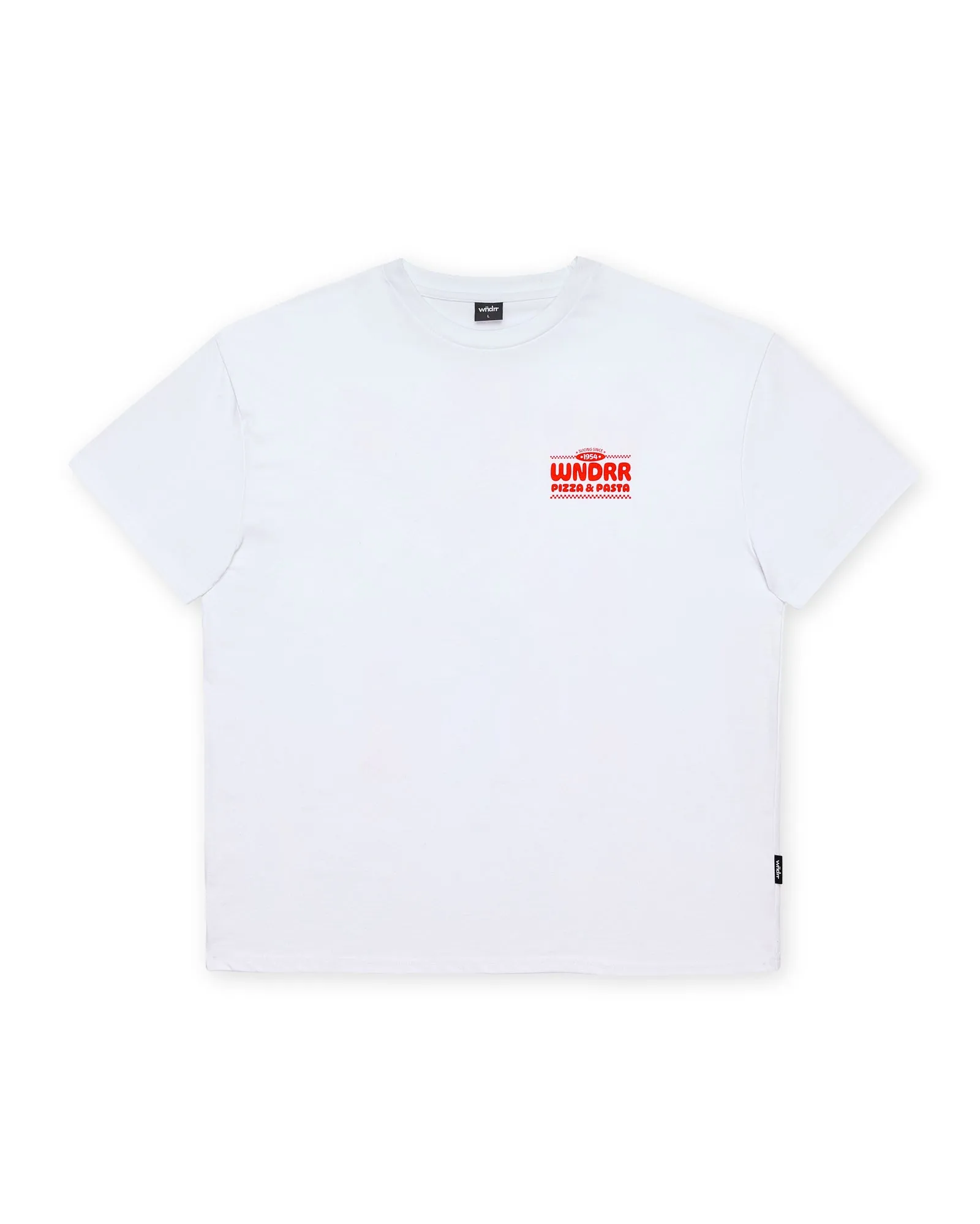 SLICING SINCE BOX FIT TEE - WHITE sold by WNDRR product image thumbnail 3