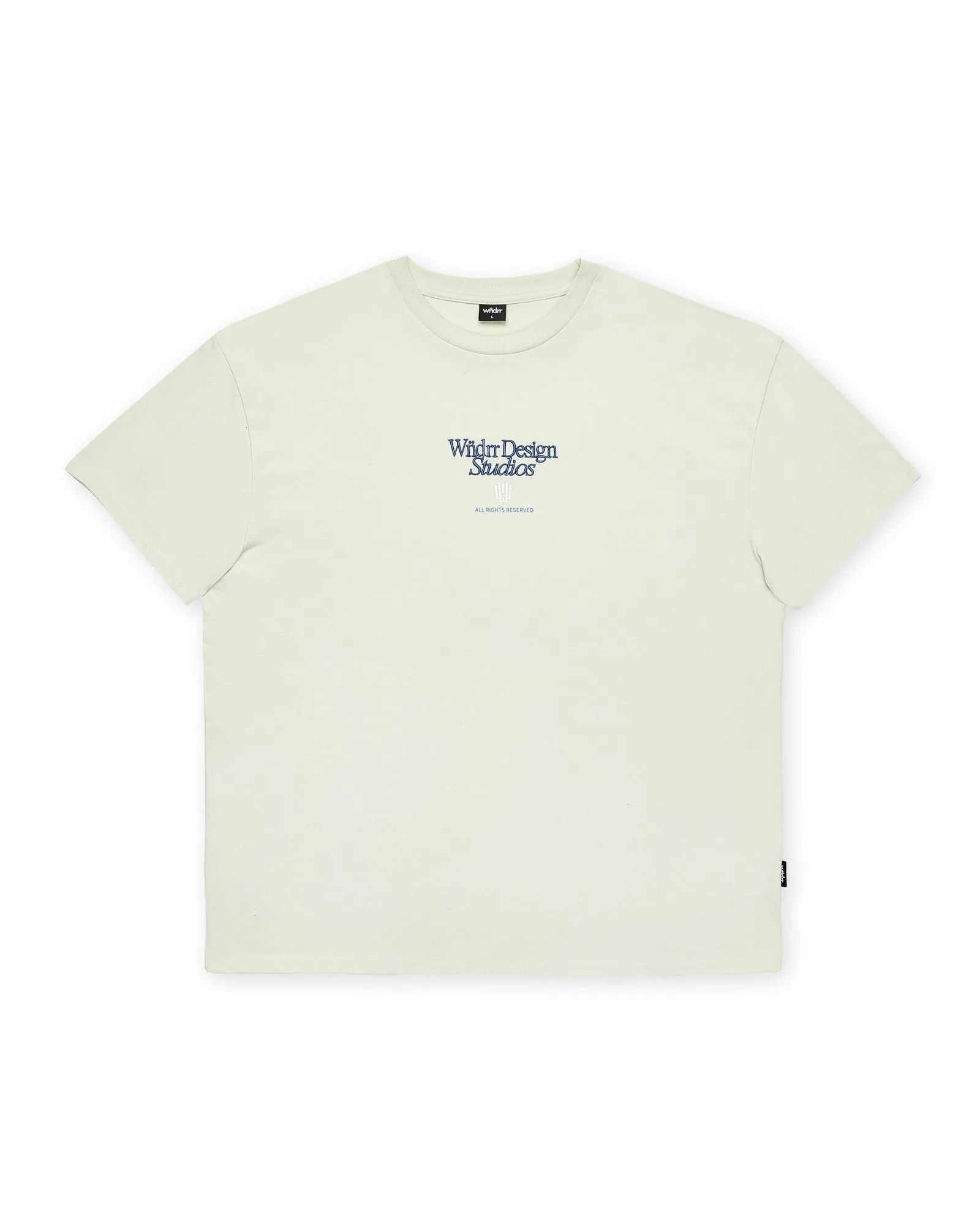 ATELIER BOX FIT TEE - AURA GREEN sold by WNDRR