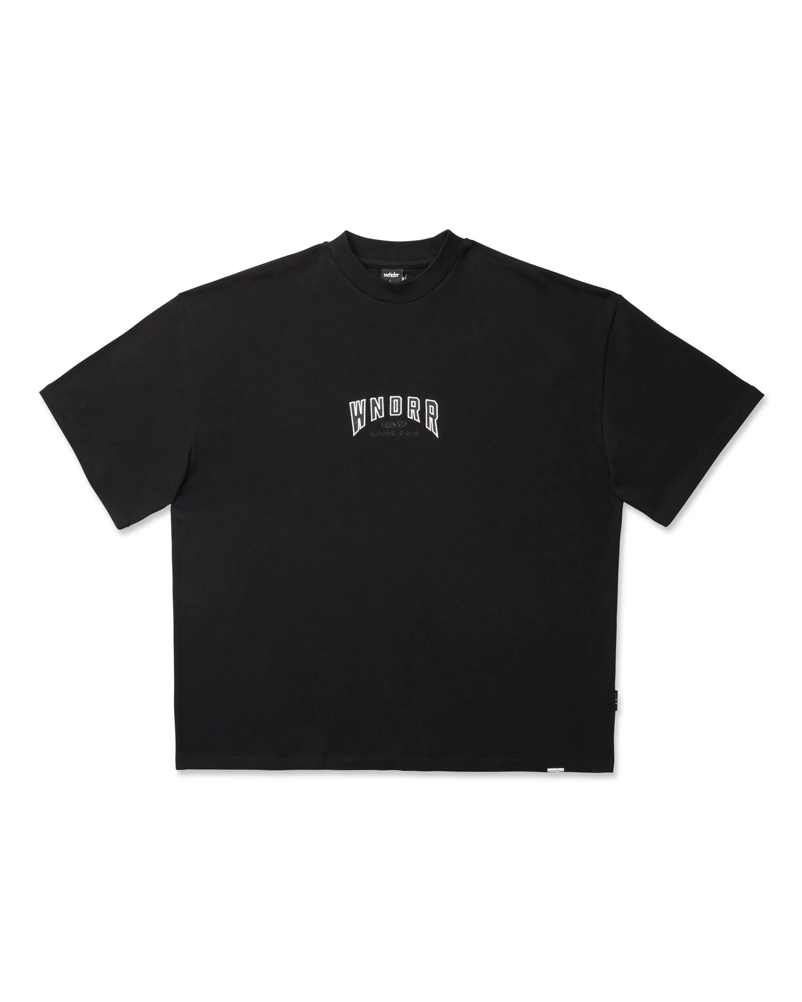 BRIDGE HEAVY WEIGHT TEE - BLACK sold by WNDRR product image thumbnail 2