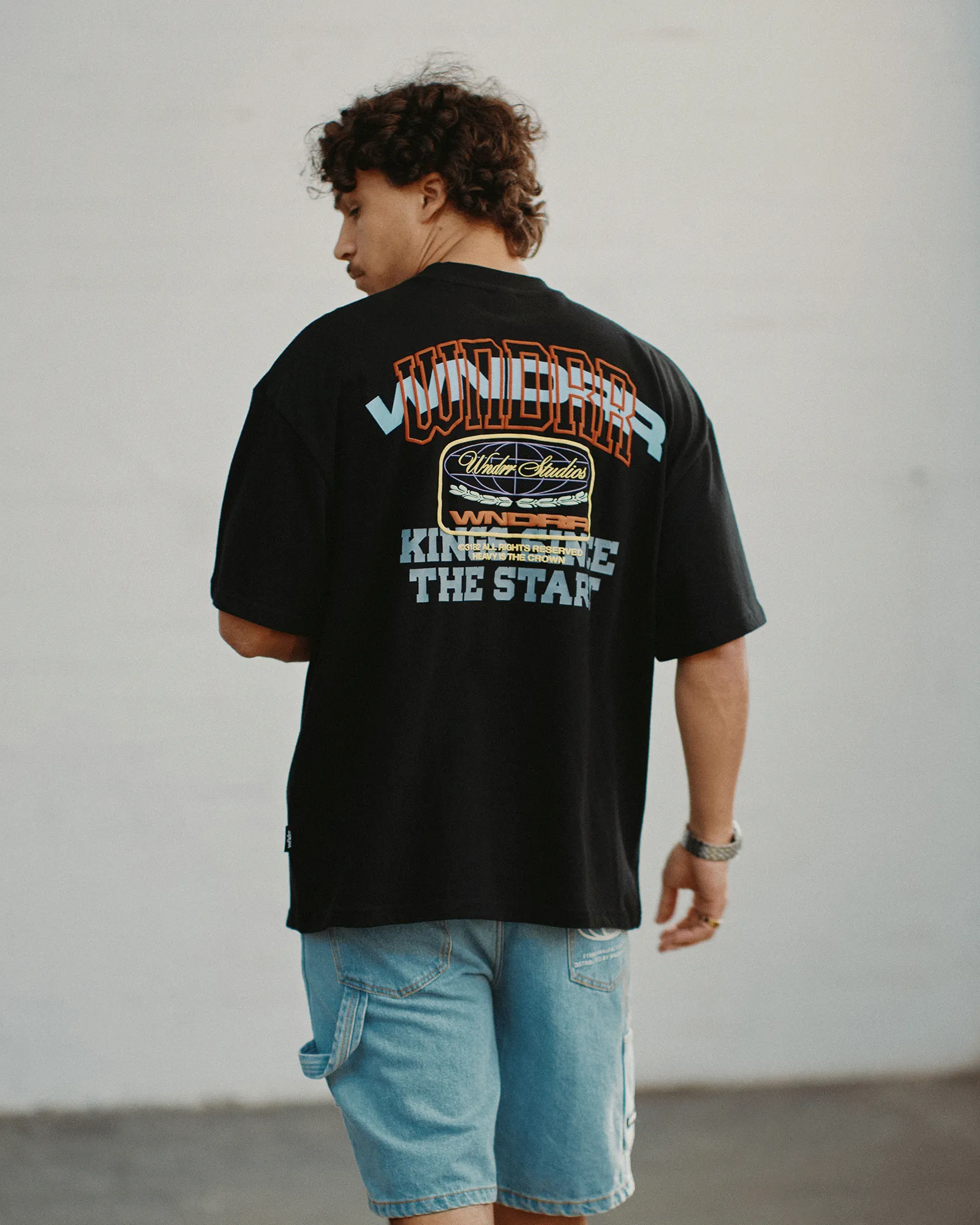 SWATCH HEAVY WEIGHT TEE - BLACK sold by WNDRR product image thumbnail 5
