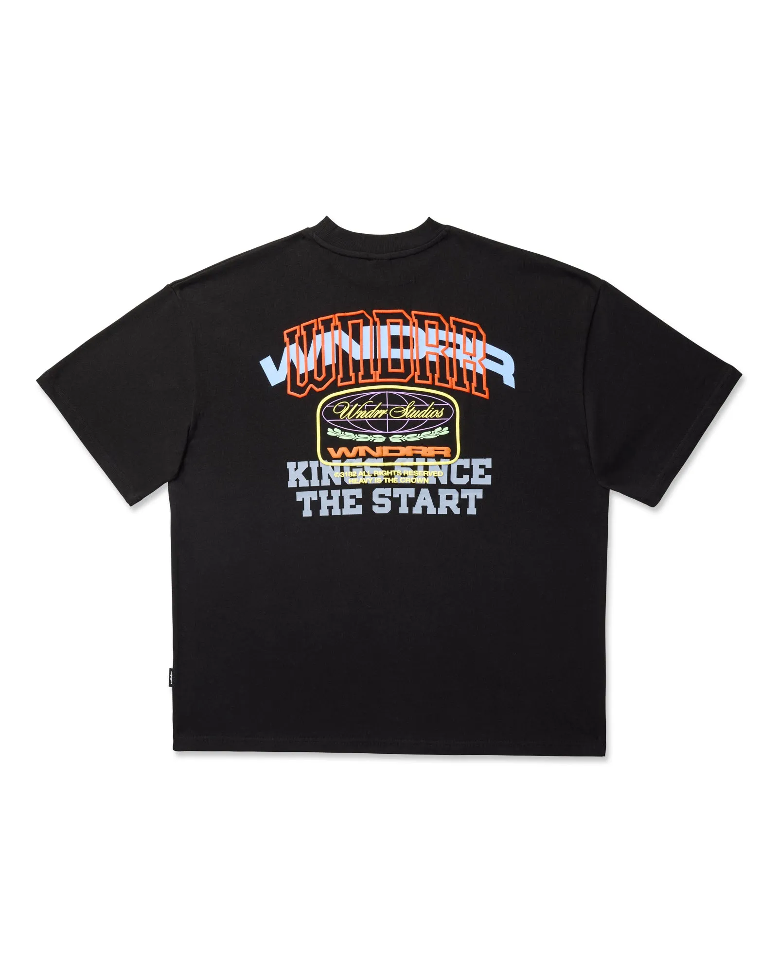 SWATCH HEAVY WEIGHT TEE - BLACK sold by WNDRR
