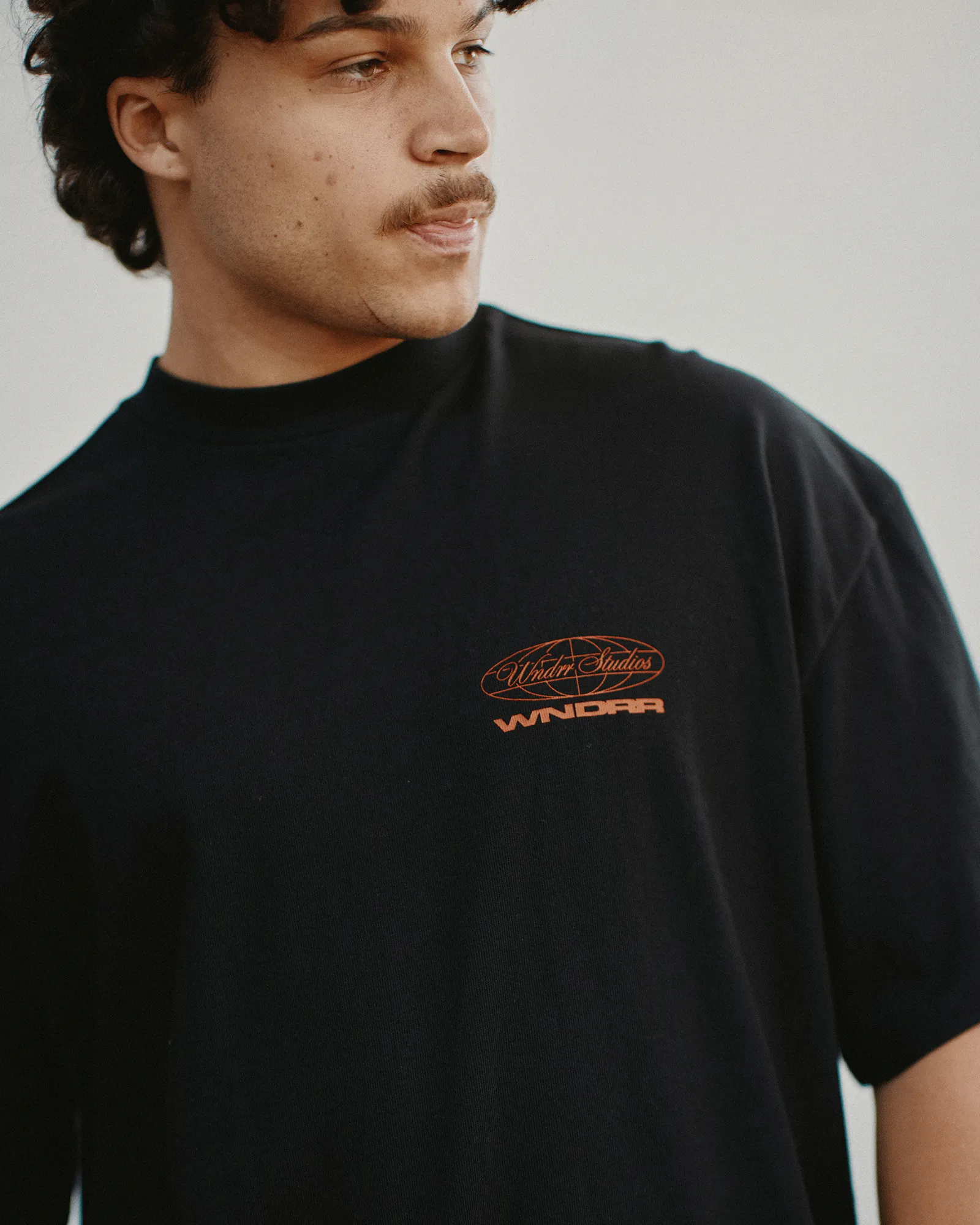 SWATCH HEAVY WEIGHT TEE - BLACK sold by WNDRR product image thumbnail 4