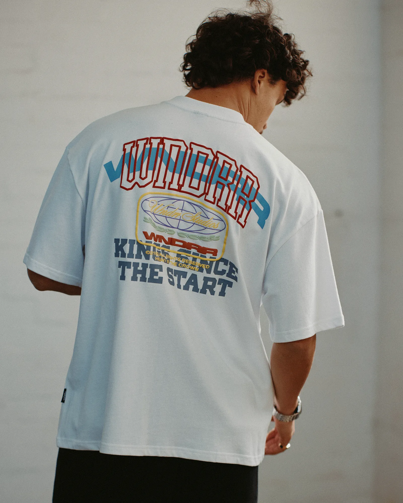 SWATCH HEAVY WEIGHT TEE - WHITE sold by WNDRR product image thumbnail 2