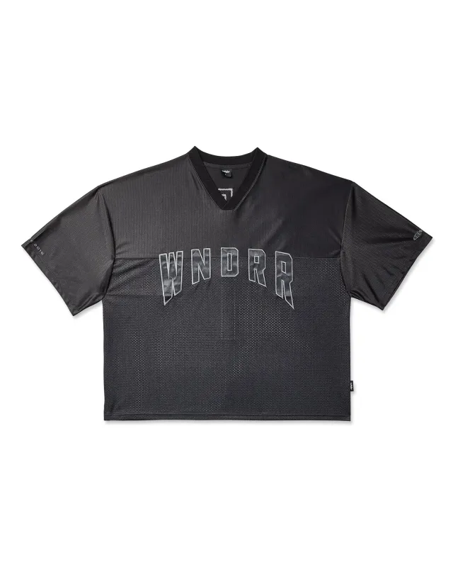 BRIDGE QUARTERBACK JERSEY - BLACK sold by WNDRR