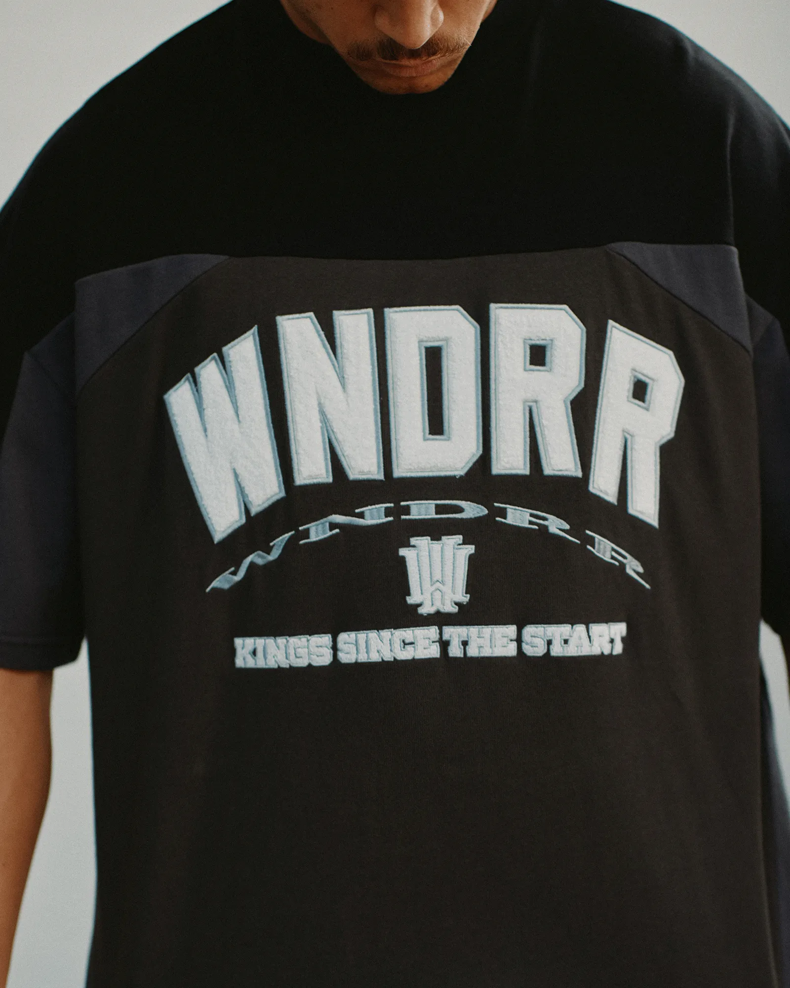 INSTITUTE PANEL CLUB TEE - BLACK/BLACK sold by WNDRR product image thumbnail 4