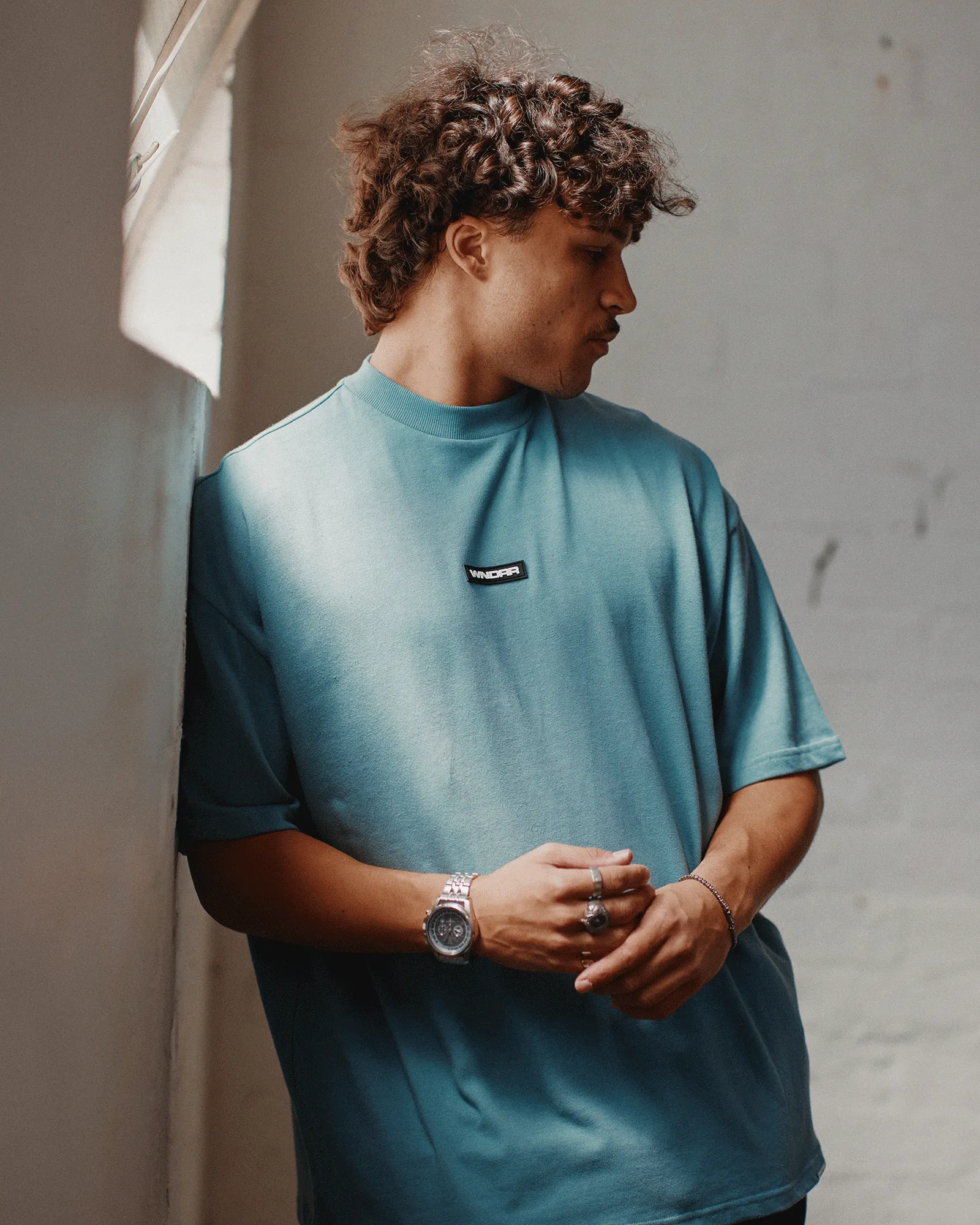 PATRON HEAVY WEIGHT TEE - DUSK BLUE sold by WNDRR product image thumbnail 4