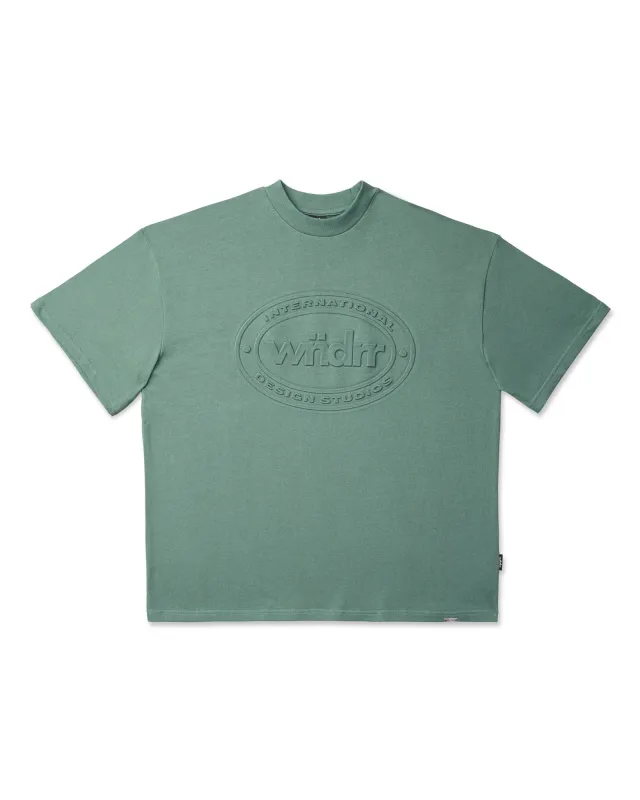 TOKEN HEAVY WEIGHT TEE - DARK GREEN sold by WNDRR