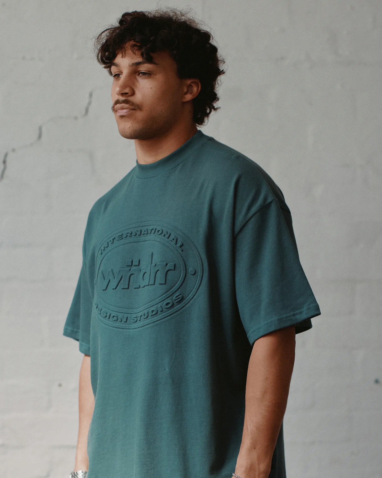 TOKEN HEAVY WEIGHT TEE - DARK GREEN sold by WNDRR product image thumbnail 4