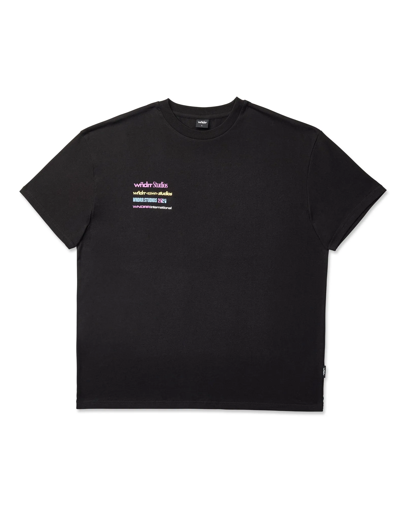 SPONSORED BOX FIT TEE - BLACK sold by WNDRR product image thumbnail 3