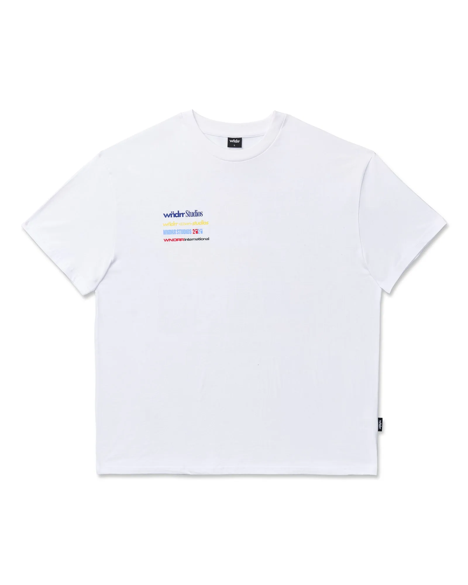 SPONSORED BOX FIT TEE - WHITE sold by WNDRR product image thumbnail 3