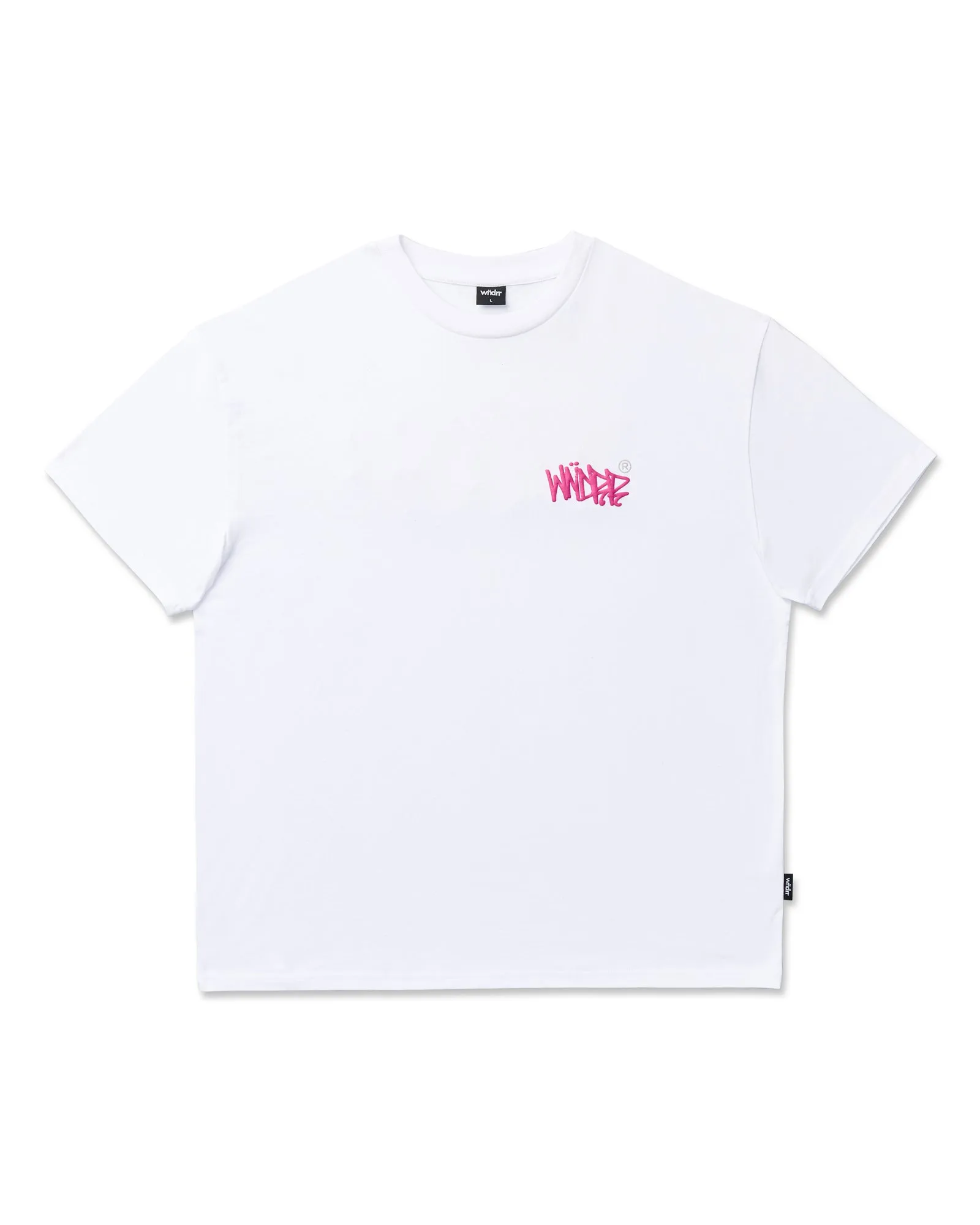 TAGGED BOX FIT TEE - WHITE sold by WNDRR product image thumbnail 3