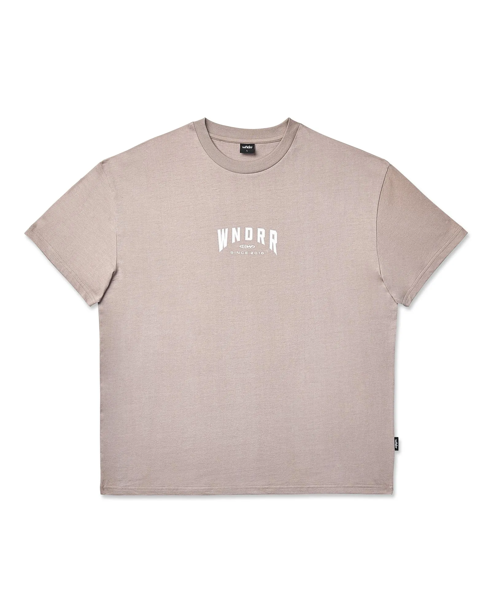 BRIDGE BOX FIT TEE - MOON GREY sold by WNDRR