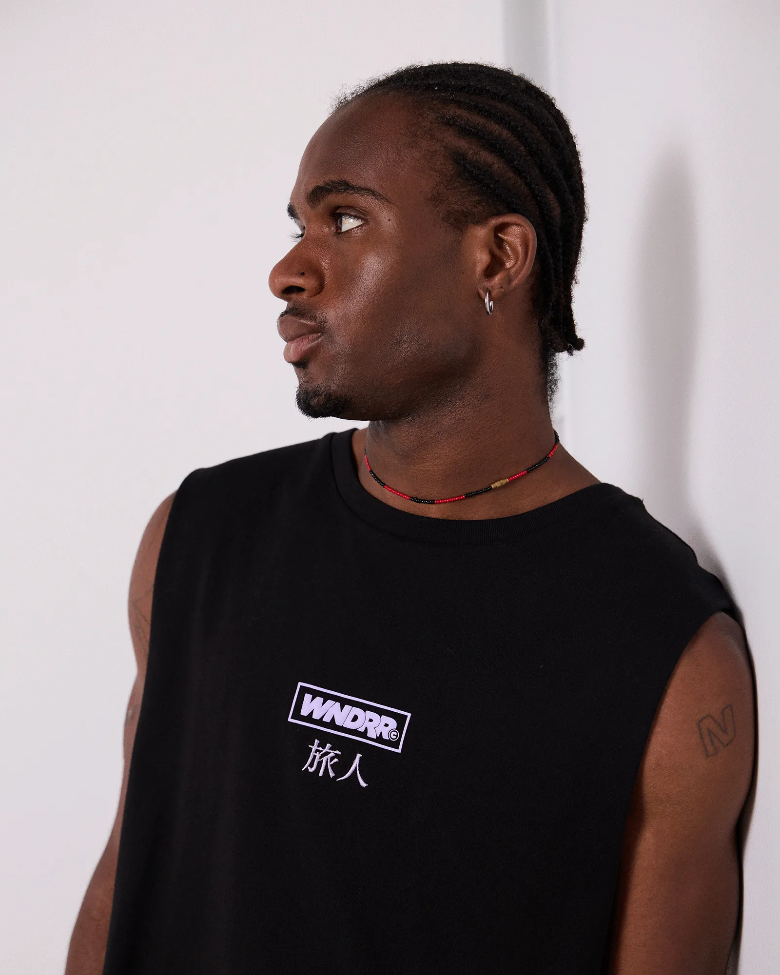 SHODO MUSCLE TOP - BLACK sold by WNDRR product image thumbnail 5