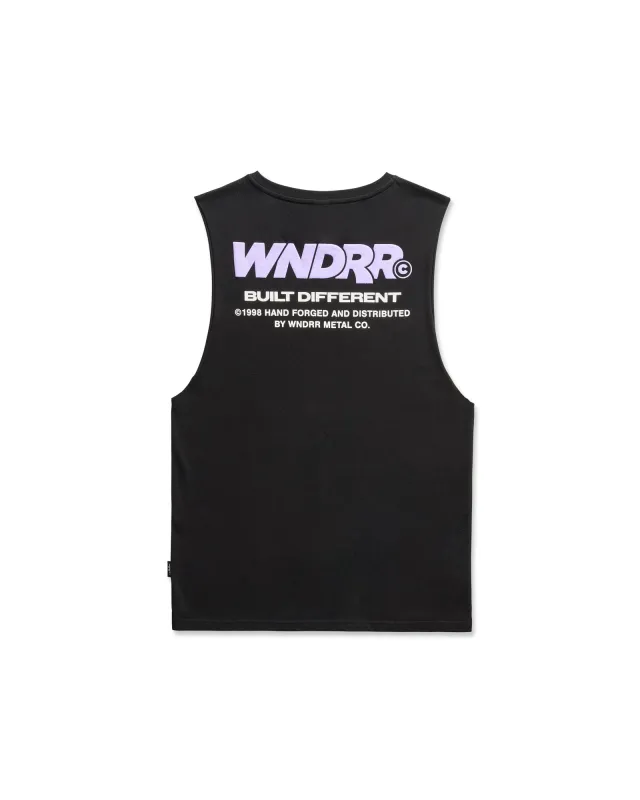 SHODO MUSCLE TOP - BLACK made by WNDRR