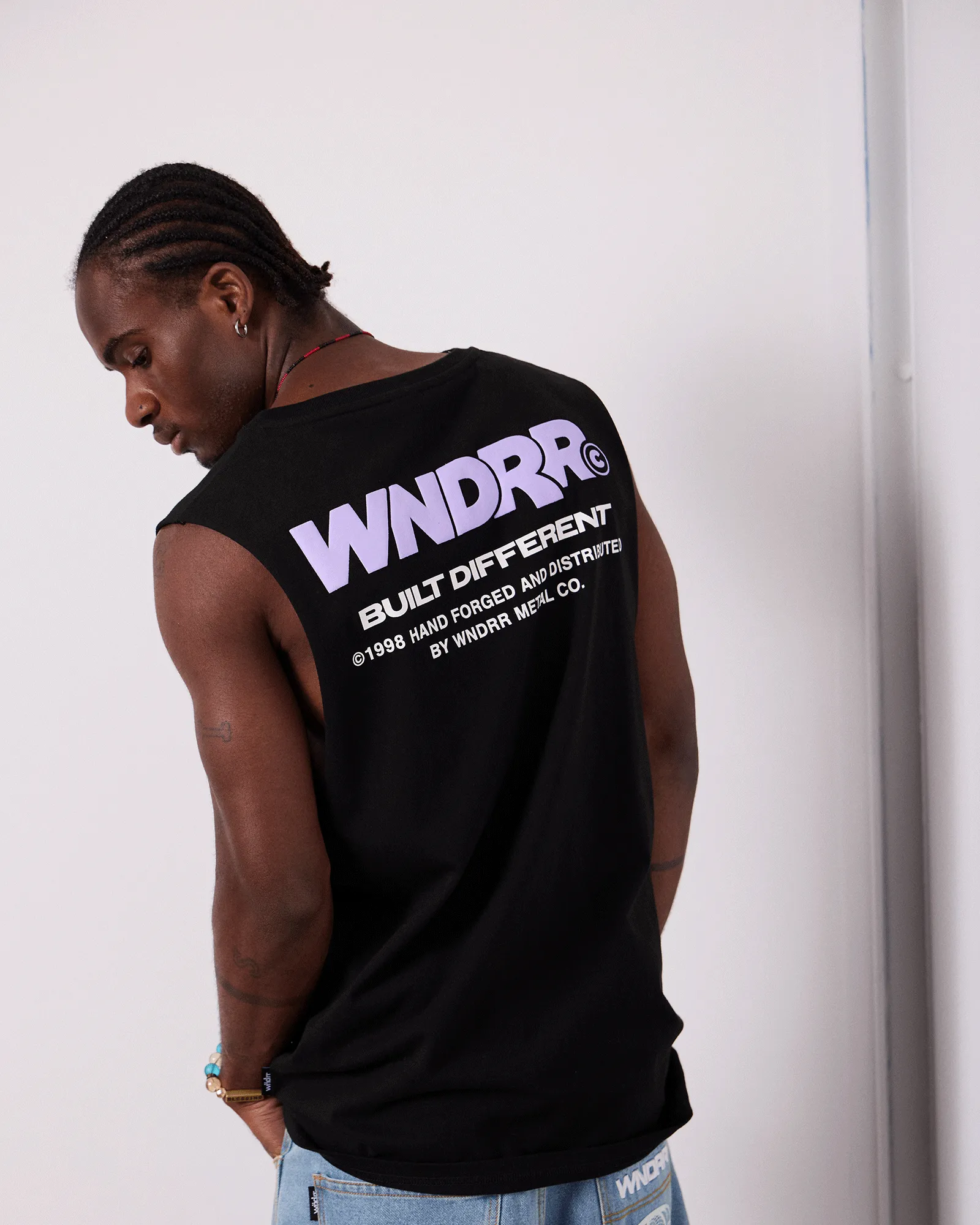 SHODO MUSCLE TOP - BLACK sold by WNDRR product image thumbnail 2