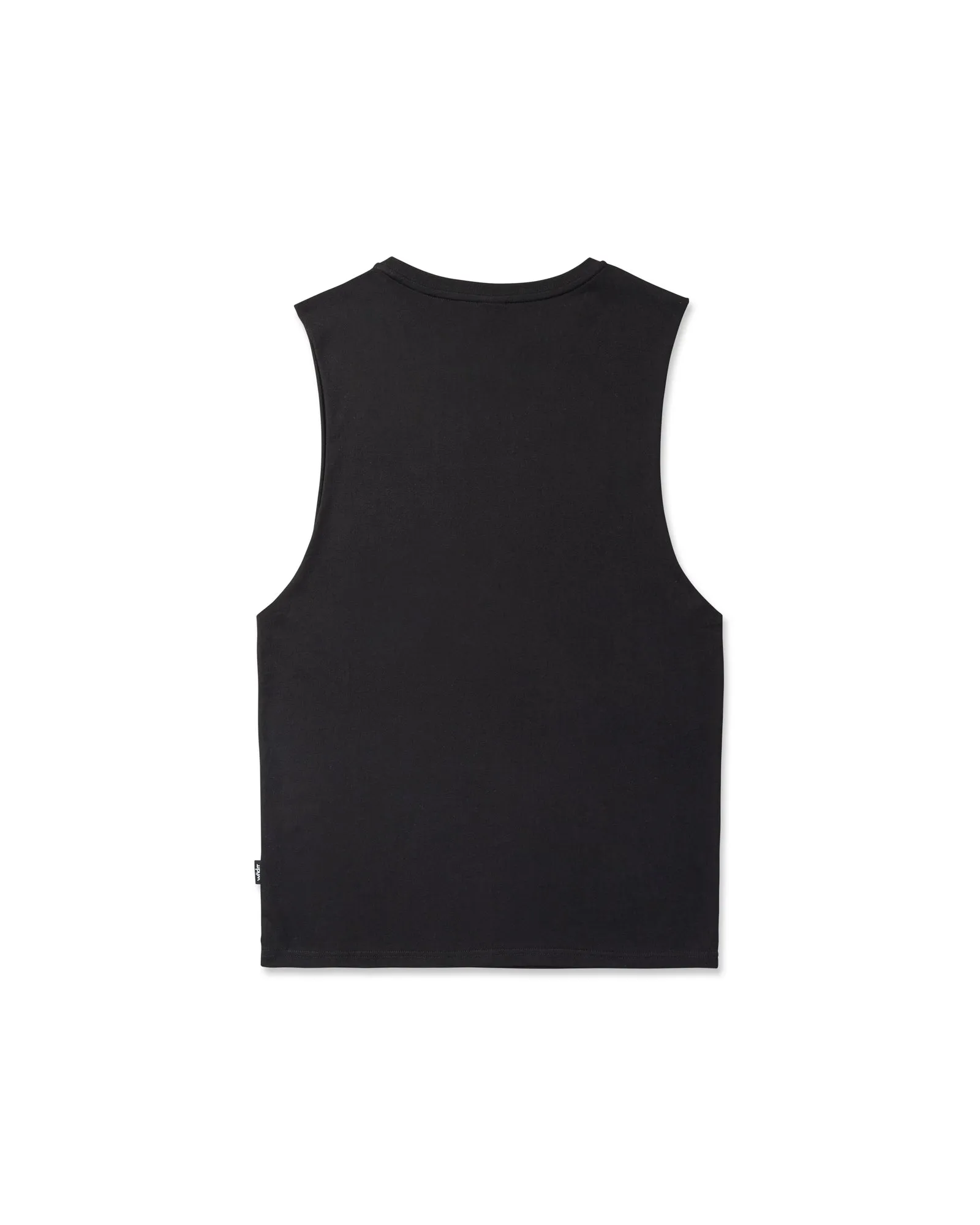 BRUSHBACK MUSCLE TOP - BLACK sold by WNDRR product image thumbnail 3