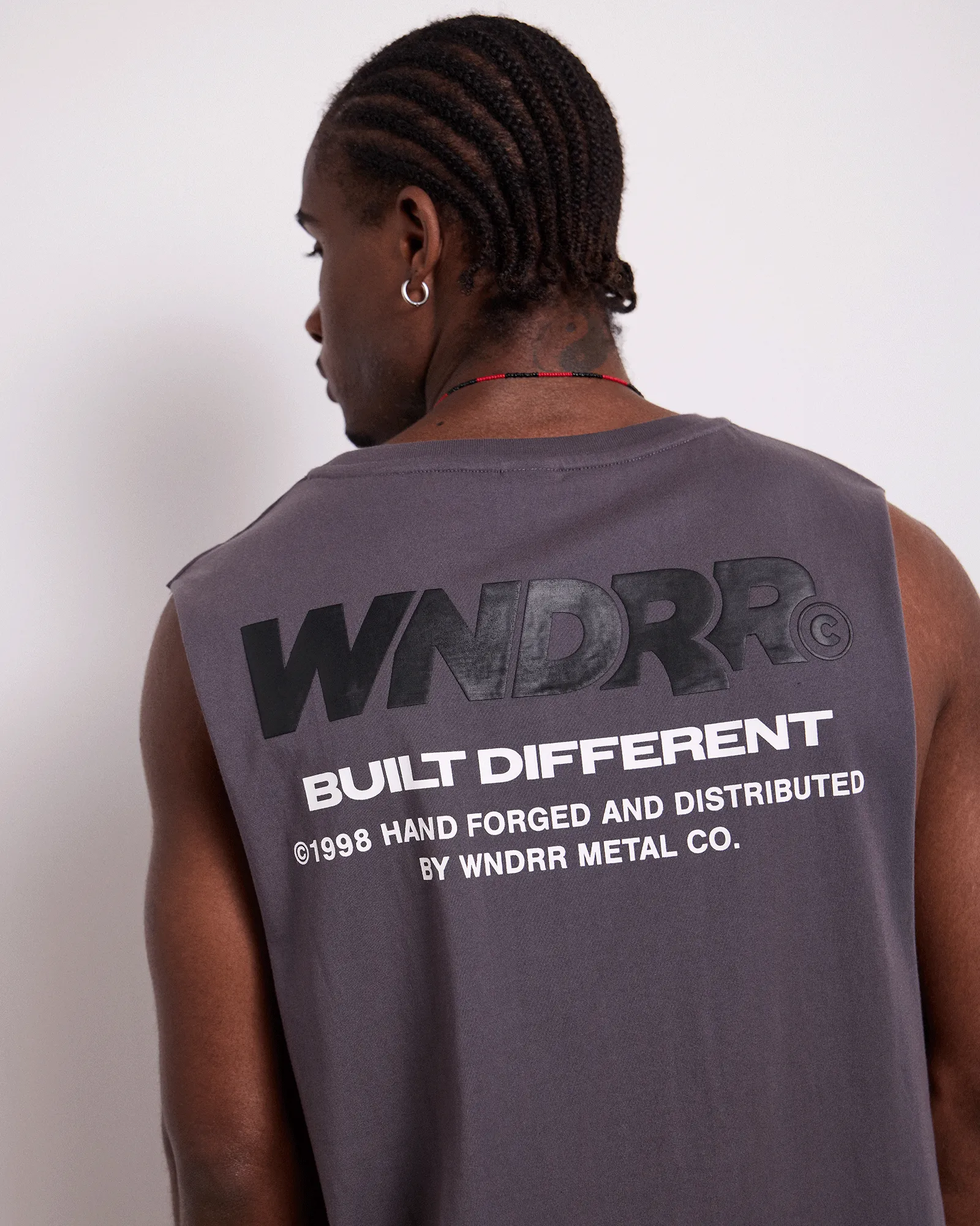 SHODO MUSCLE TOP - CHARCOAL sold by WNDRR product image thumbnail 2