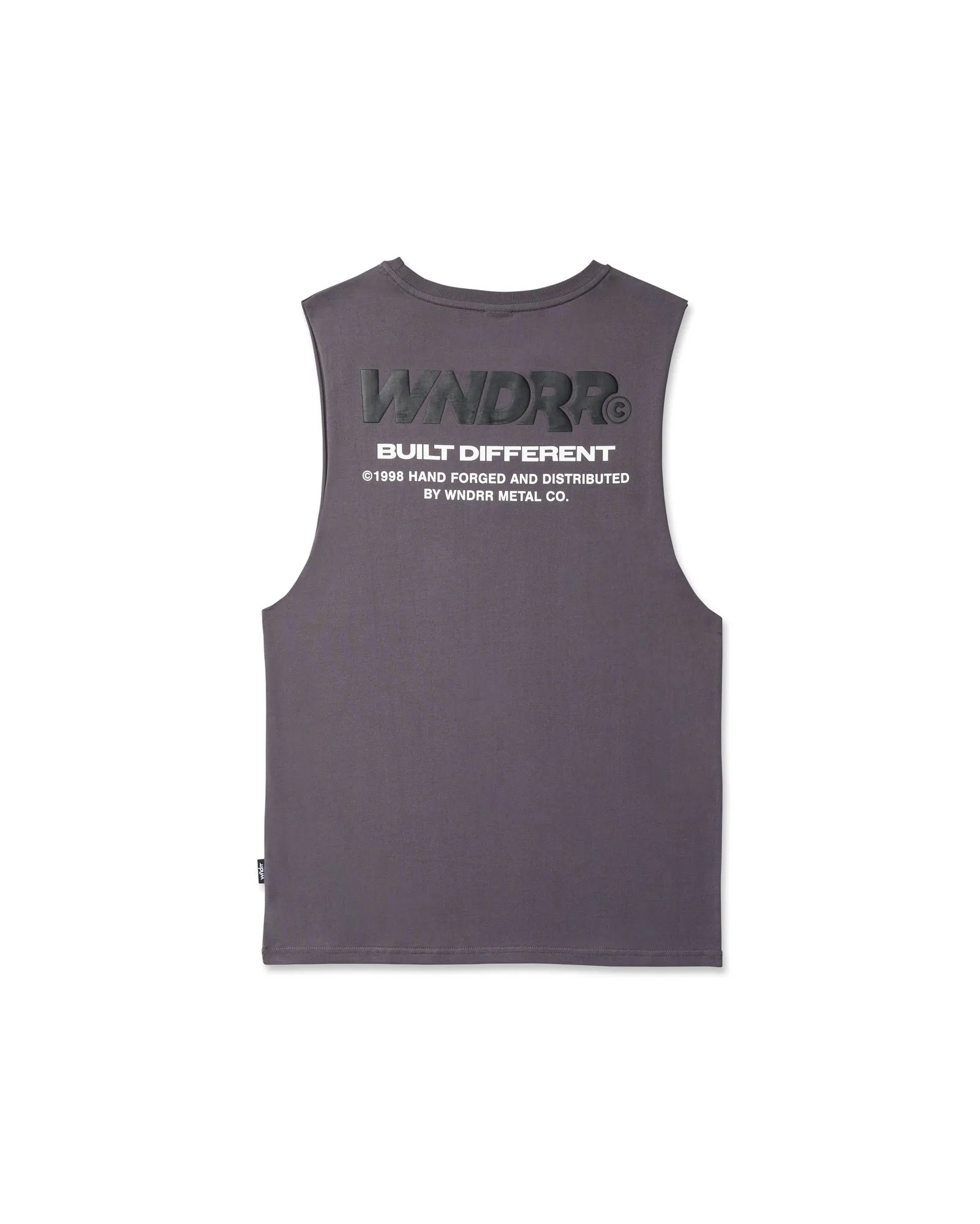 SHODO MUSCLE TOP - CHARCOAL sold by WNDRR