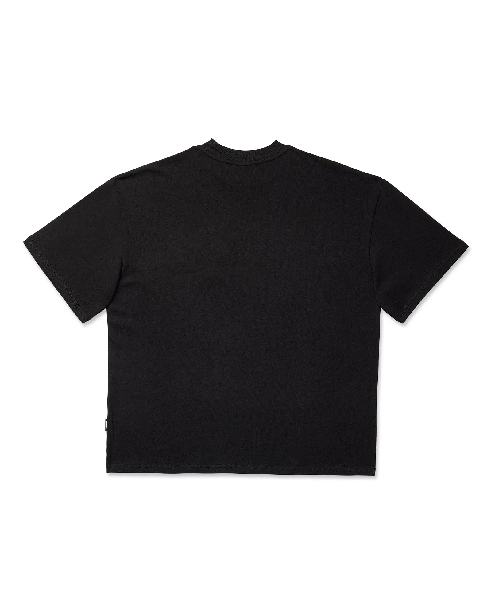 BRUSHBACK HEAVY WEIGHT TEE - BLACK sold by WNDRR product image thumbnail 3