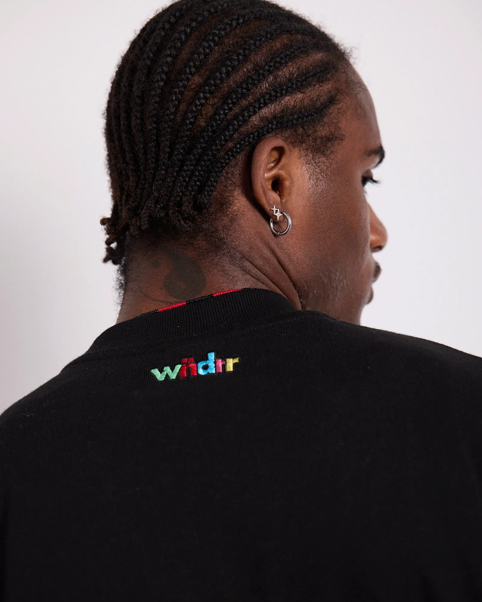 TINT HEAVY WEIGHT TEE - BLACK sold by WNDRR product image thumbnail 4