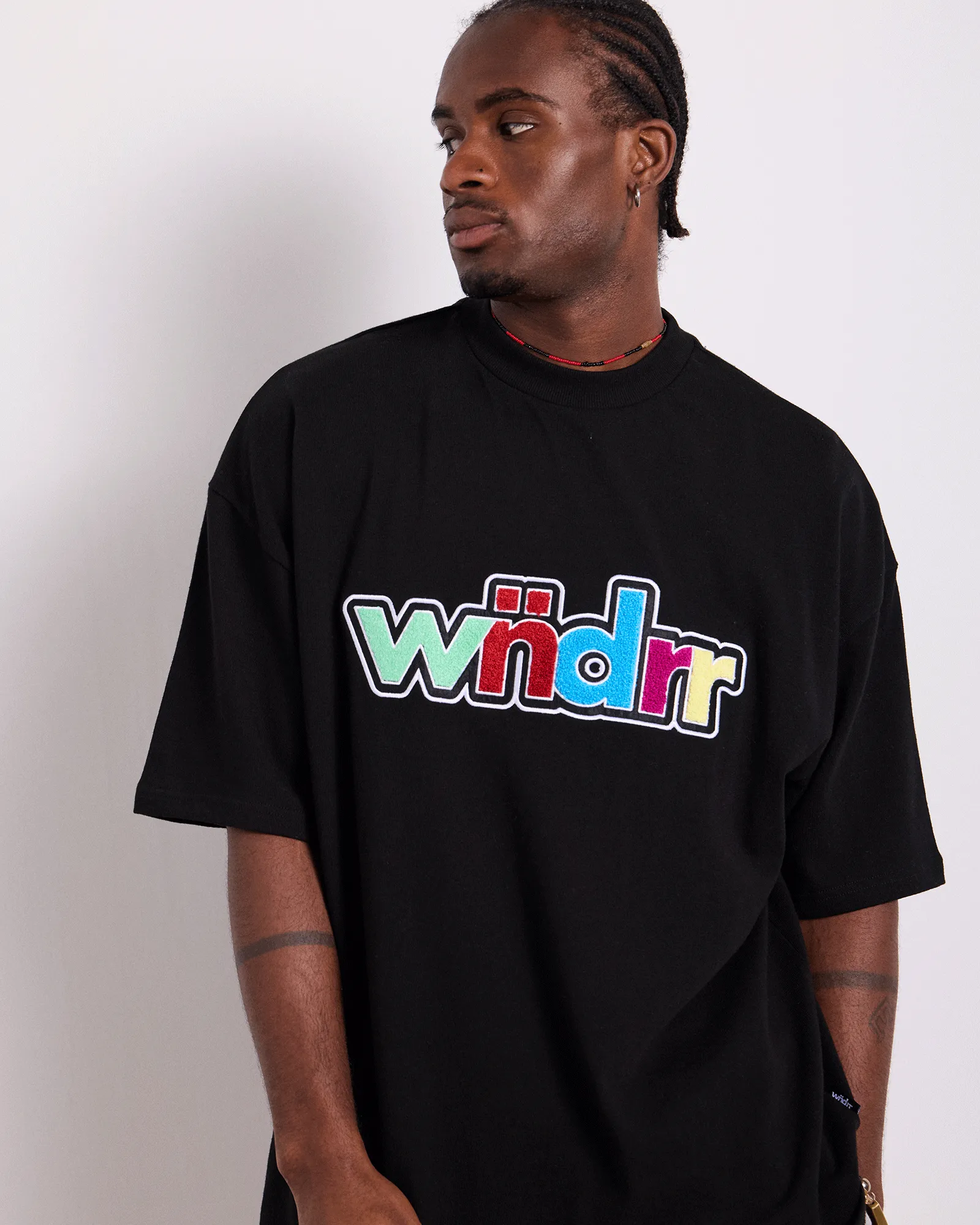 TINT HEAVY WEIGHT TEE - BLACK sold by WNDRR product image thumbnail 2
