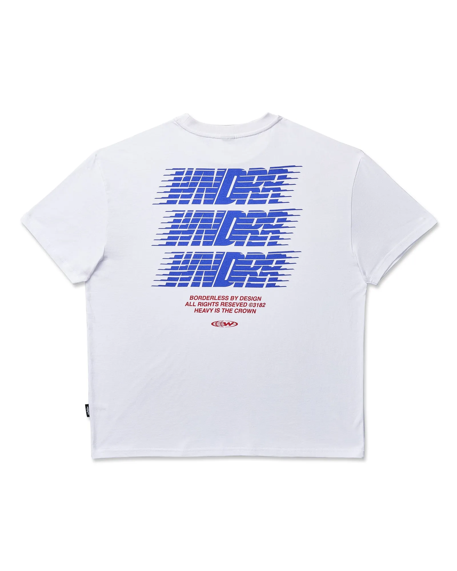 BORDERLESS BOX FIT TEE - WHITE sold by WNDRR