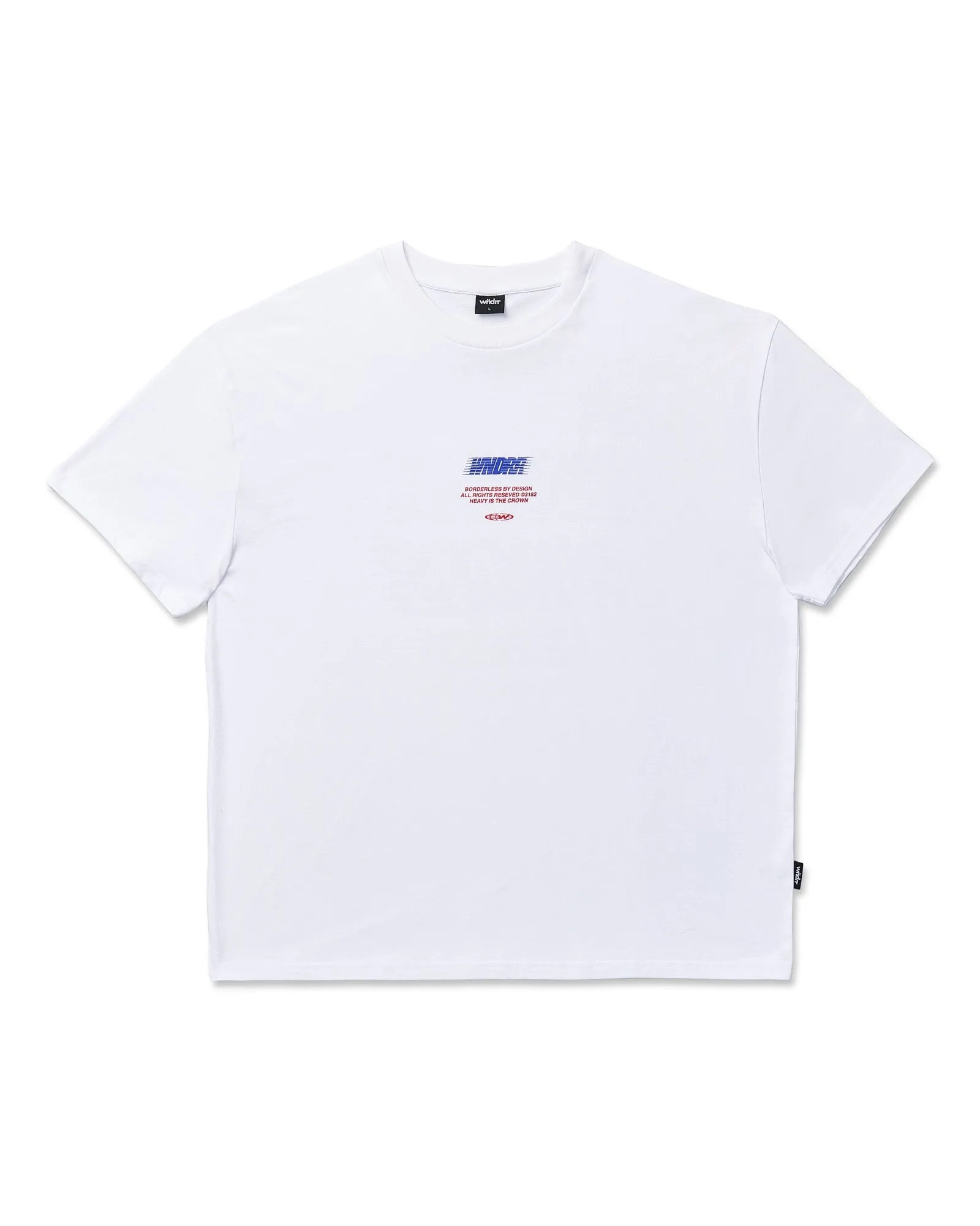 BORDERLESS BOX FIT TEE - WHITE sold by WNDRR product image thumbnail 3