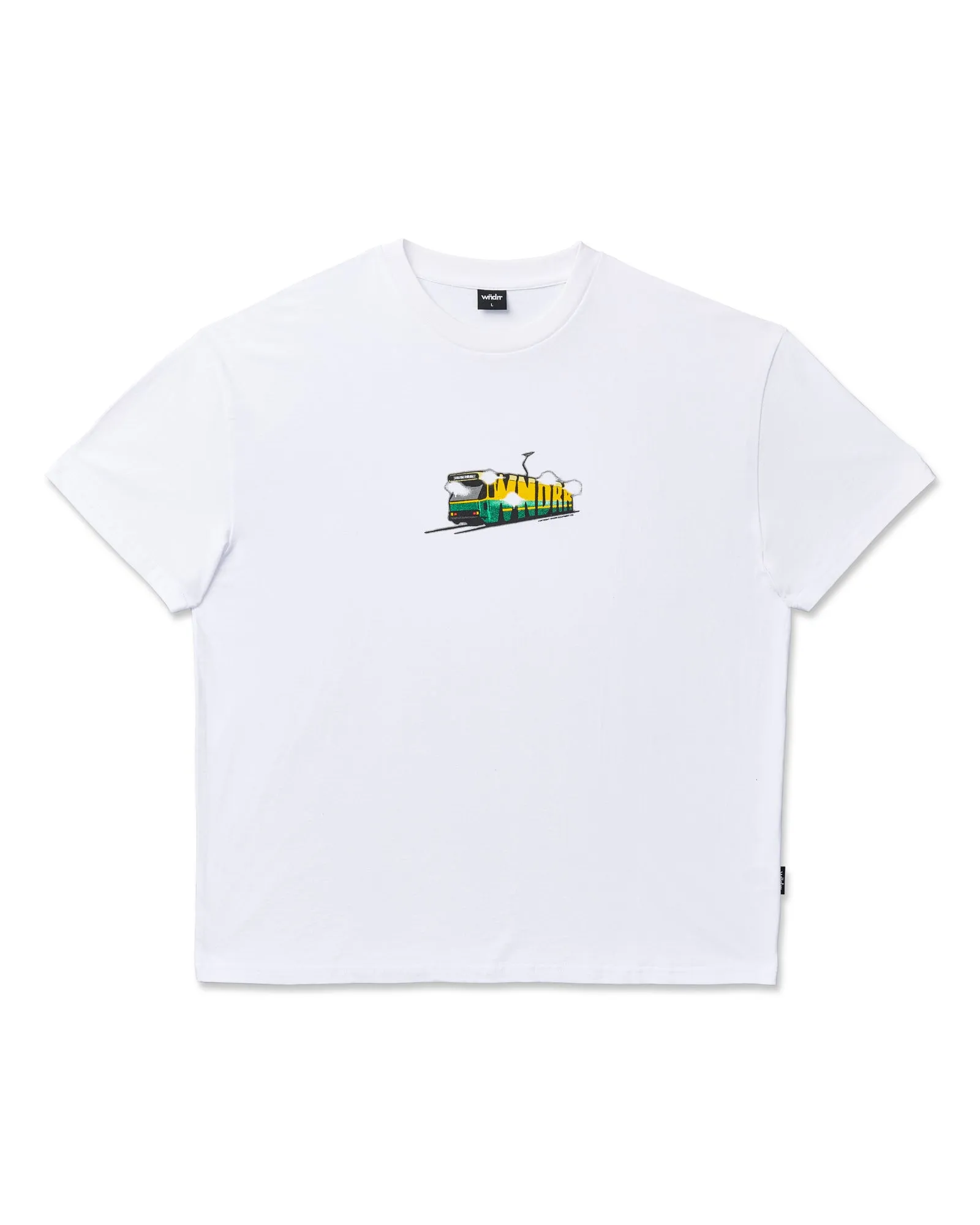TRAM BOX FIT TEE - WHITE sold by WNDRR