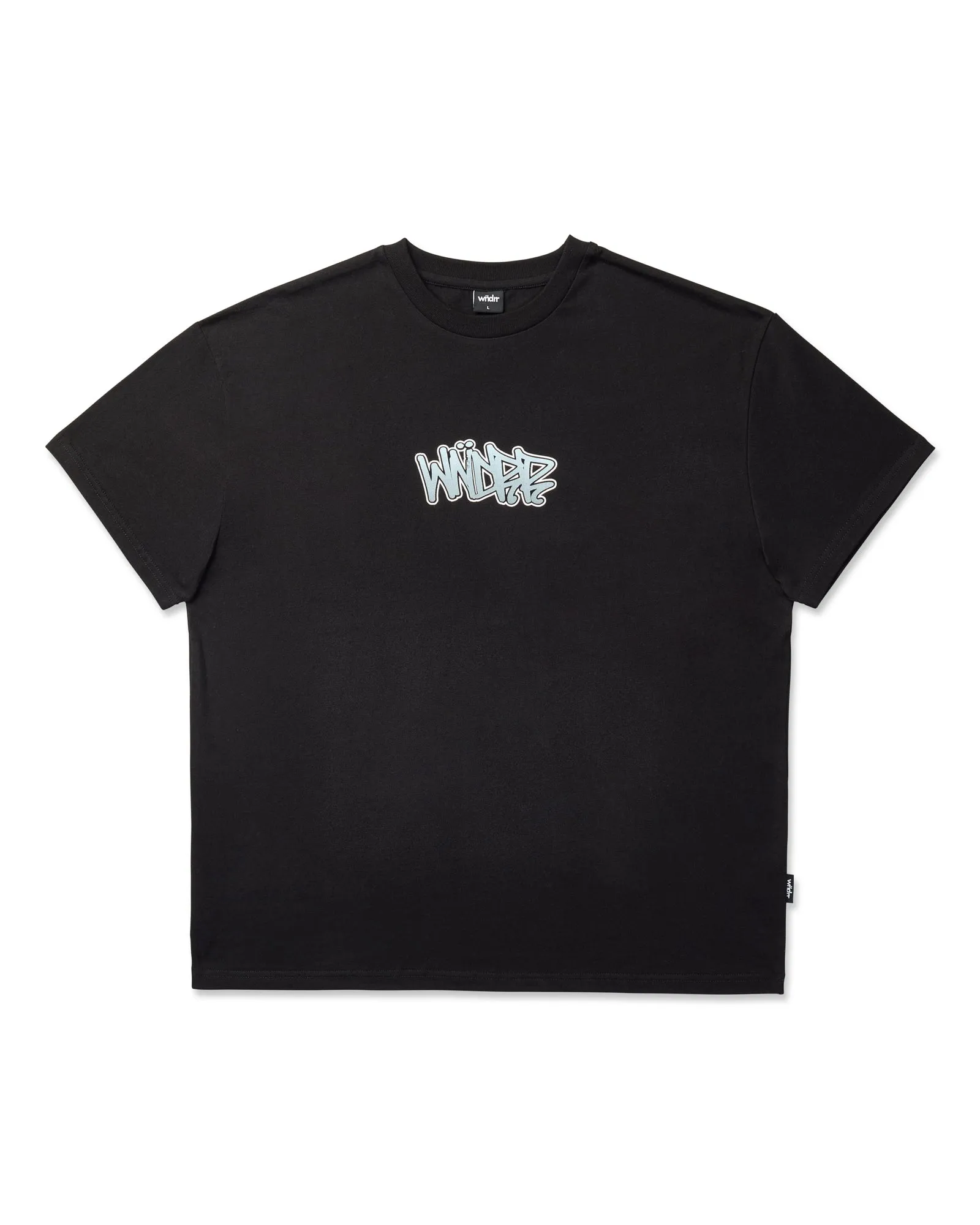 TAG BOX FIT TEE - BLACK sold by WNDRR