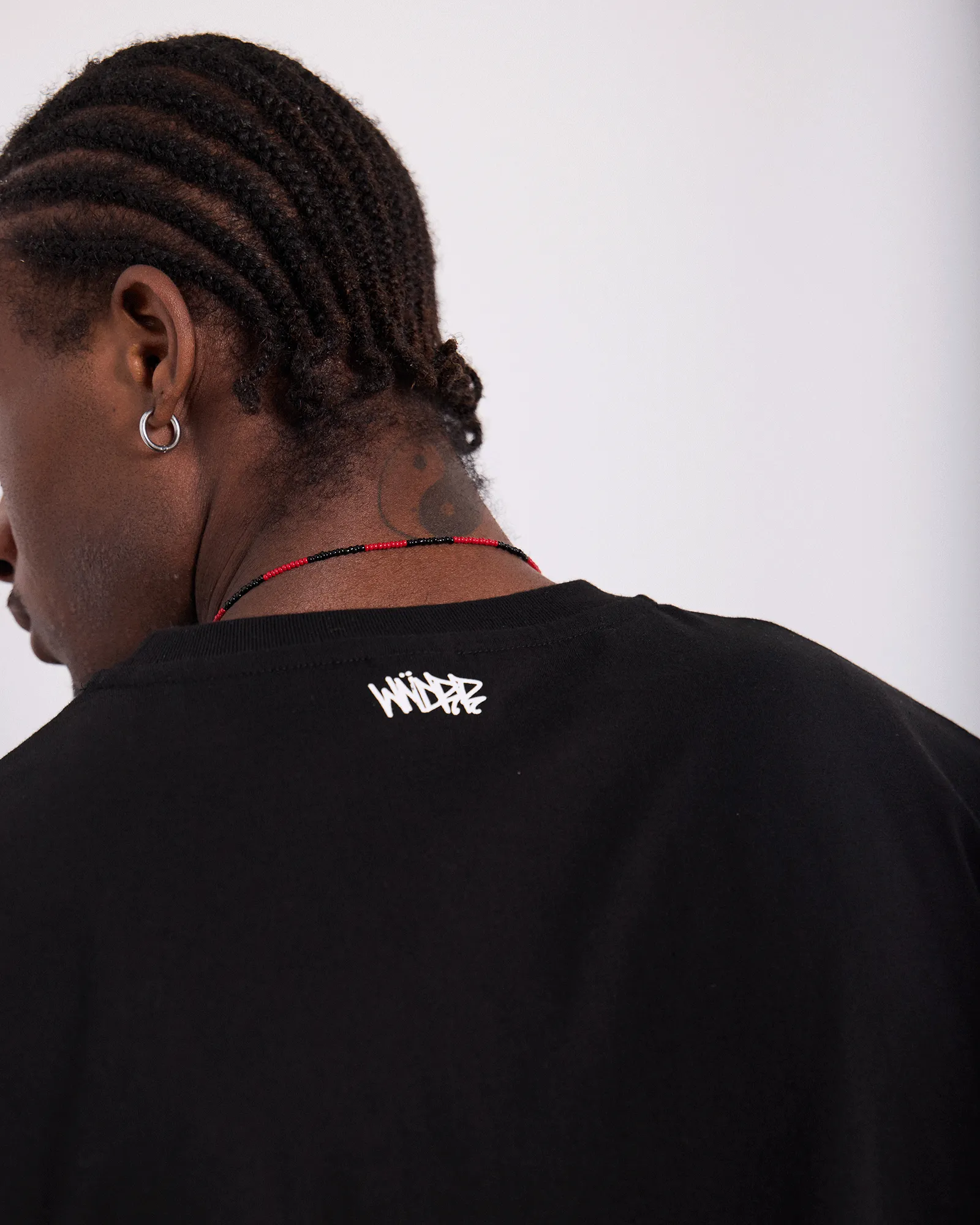 TAG BOX FIT TEE - BLACK sold by WNDRR product image thumbnail 5