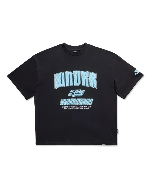 DRIVETRAIN HEAVY WEIGHT TEE - BLACK sold by WNDRR