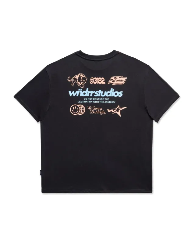 OVERSTEER BOX FIT TEE - BLACK sold by WNDRR