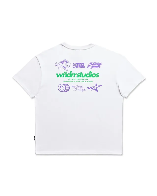 OVERSTEER BOX FIT TEE - WHITE made by WNDRR