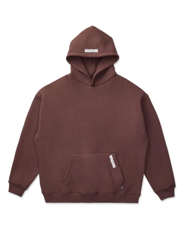 HALO HOOD SWEAT - BROWN sold by WNDRR