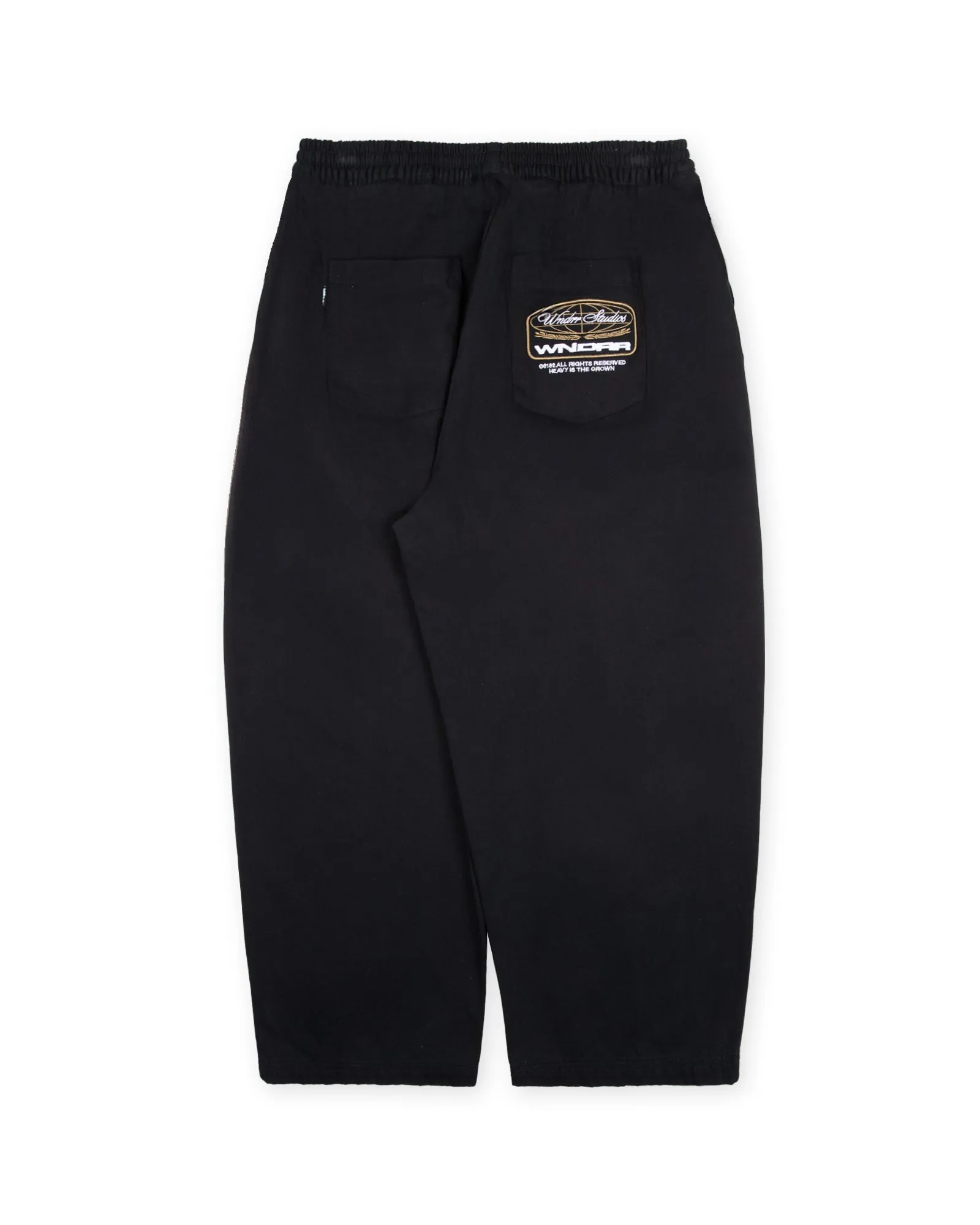 MAISON PLEATED PANT - BLACK sold by WNDRR product image thumbnail 3