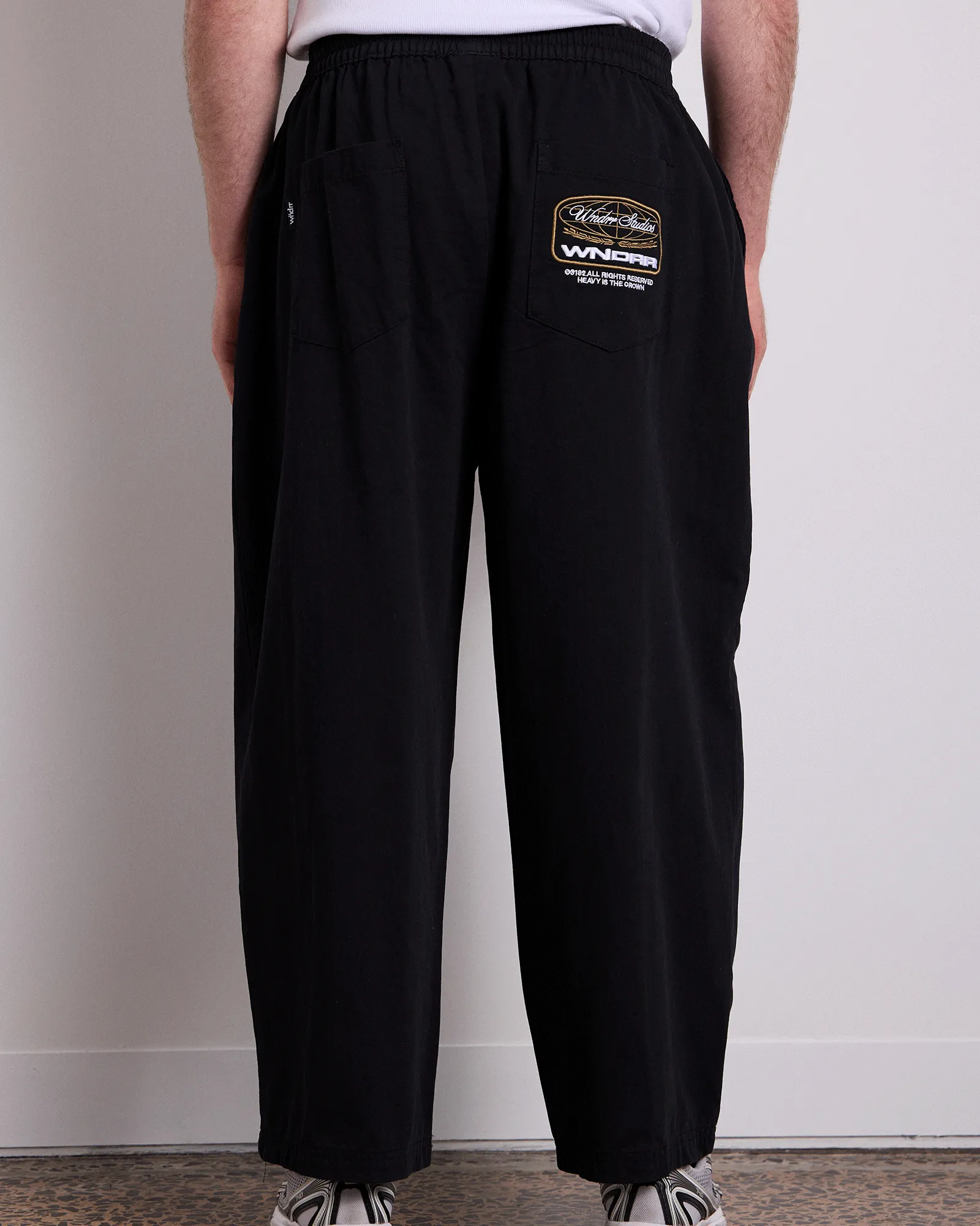 MAISON PLEATED PANT - BLACK sold by WNDRR product image thumbnail 4