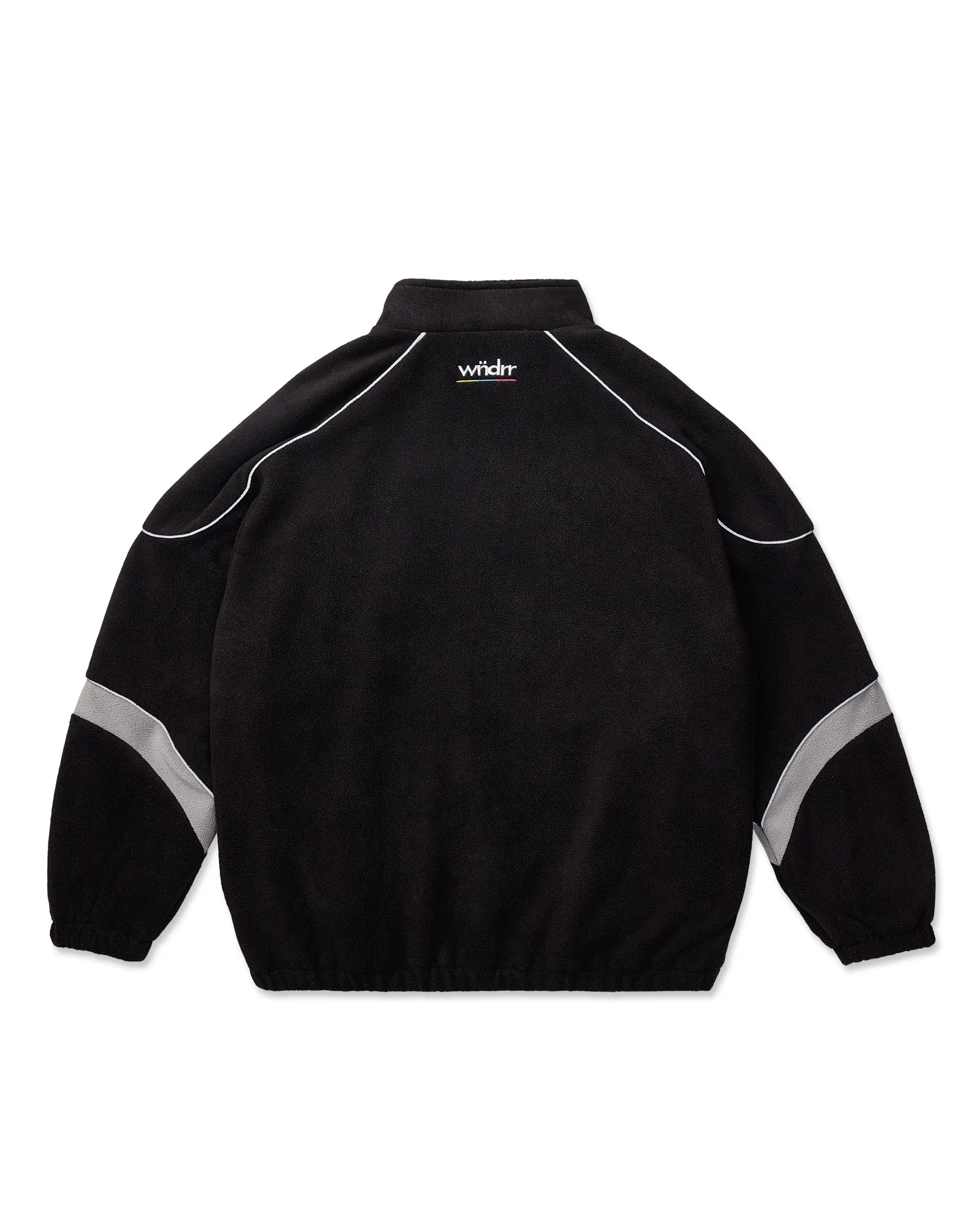 COLLECTIVE 1/4 ZIP POLAR FLEECE SWEAT - BLACK sold by WNDRR product image thumbnail 3
