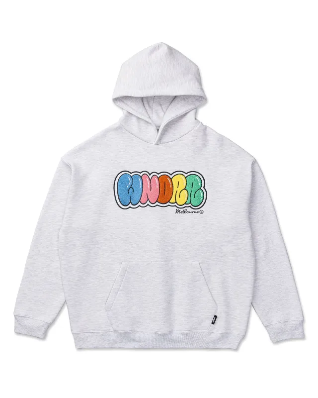 BLISSED HOOD SWEAT - WHITE MARLE sold by WNDRR