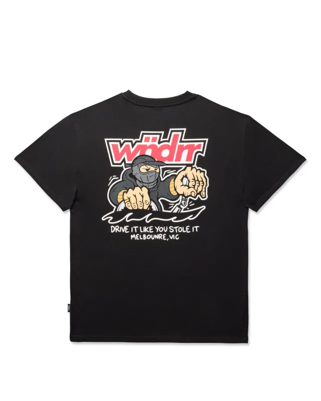 RIPSHIFT BOX FIT TEE - BLACK made by End