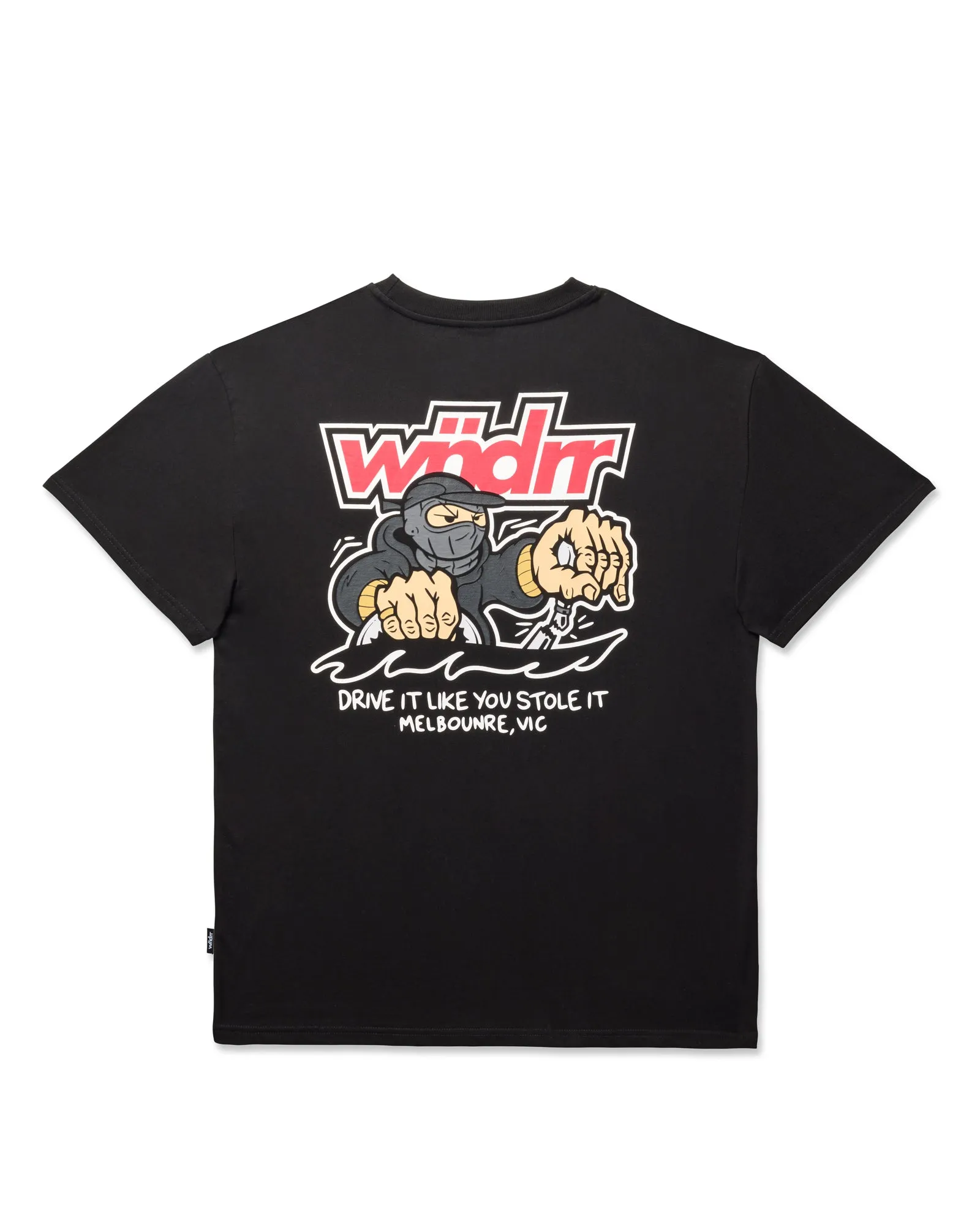 RIPSHIFT BOX FIT TEE - BLACK sold by WNDRR