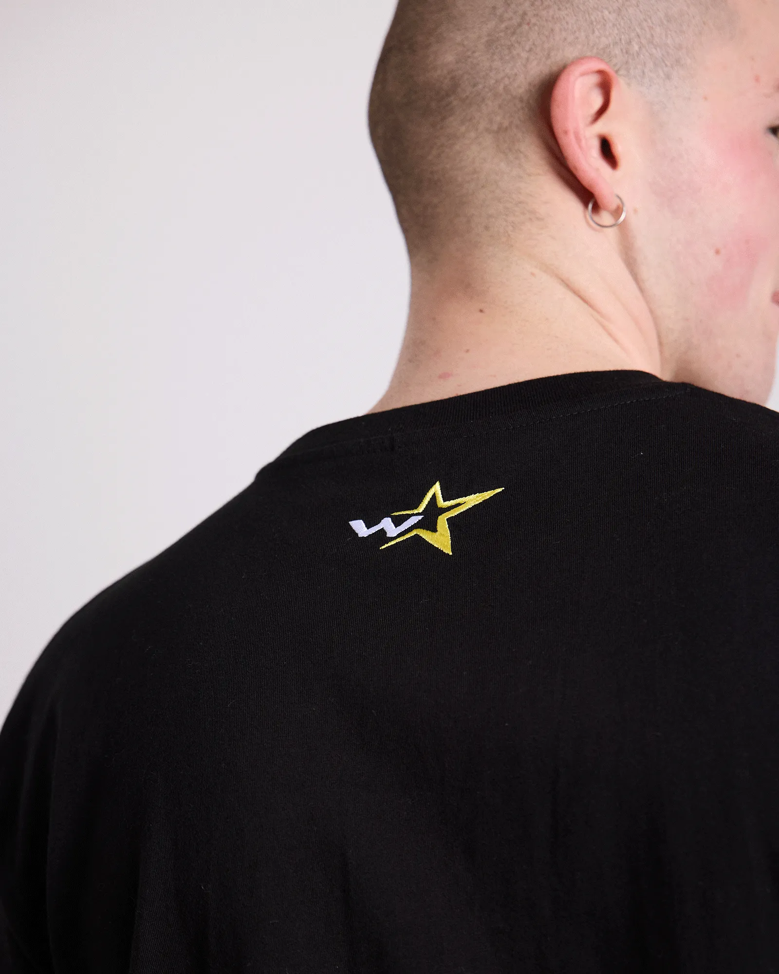 STXR BOX FIT TEE - BLACK sold by WNDRR product image thumbnail 5
