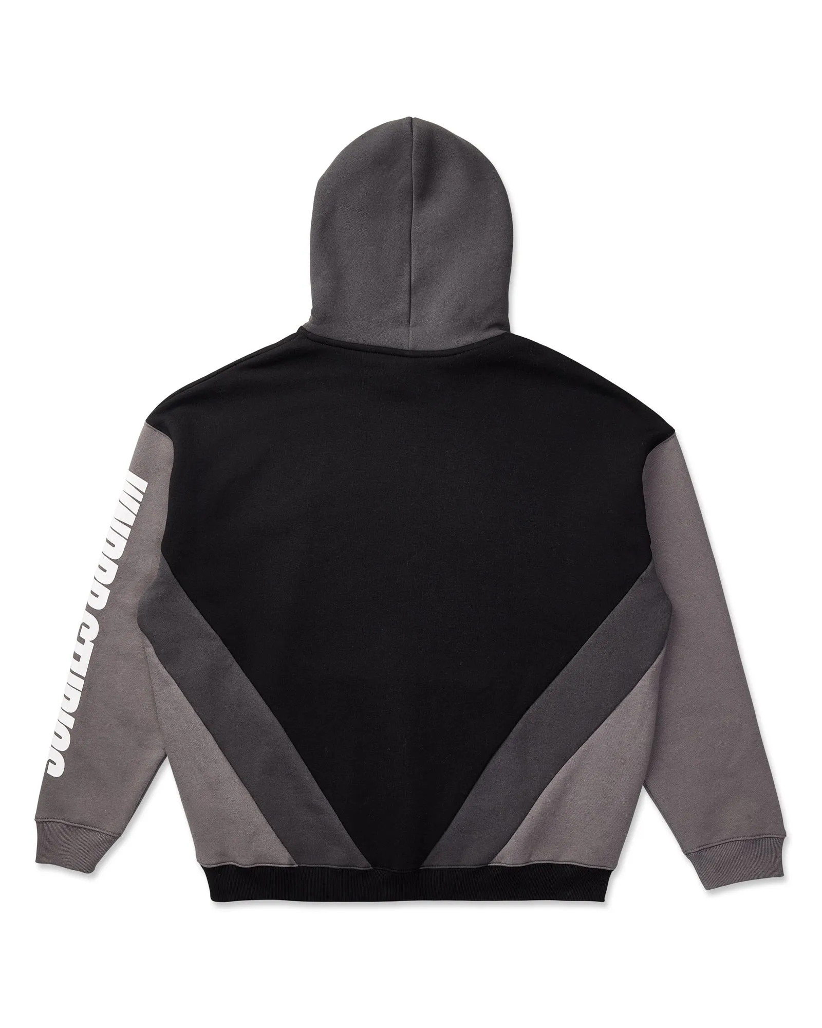 DRIFT PANEL HOOD SWEAT - BLACK/GREY sold by WNDRR product image thumbnail 3