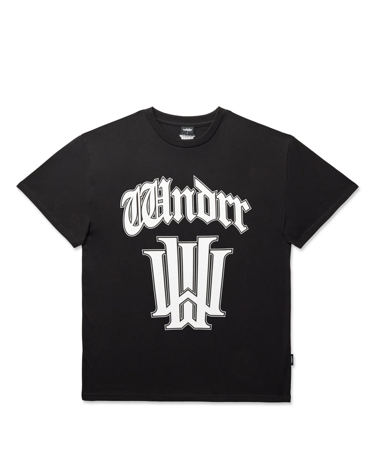 ARCHETYPE BOX FIT TEE - BLACK sold by WNDRR