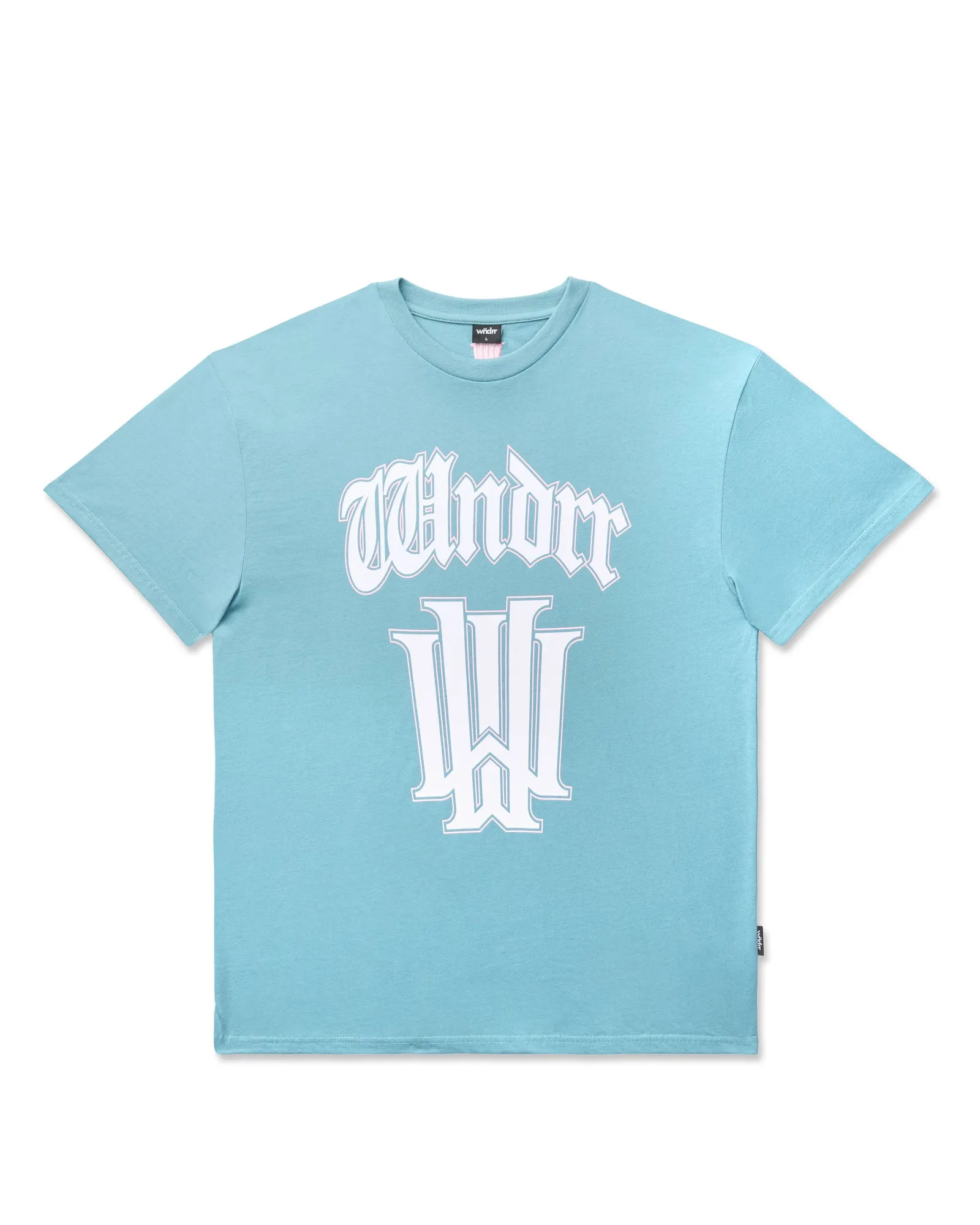 ARCHETYPE BOX FIT TEE - DUSK BLUE sold by WNDRR