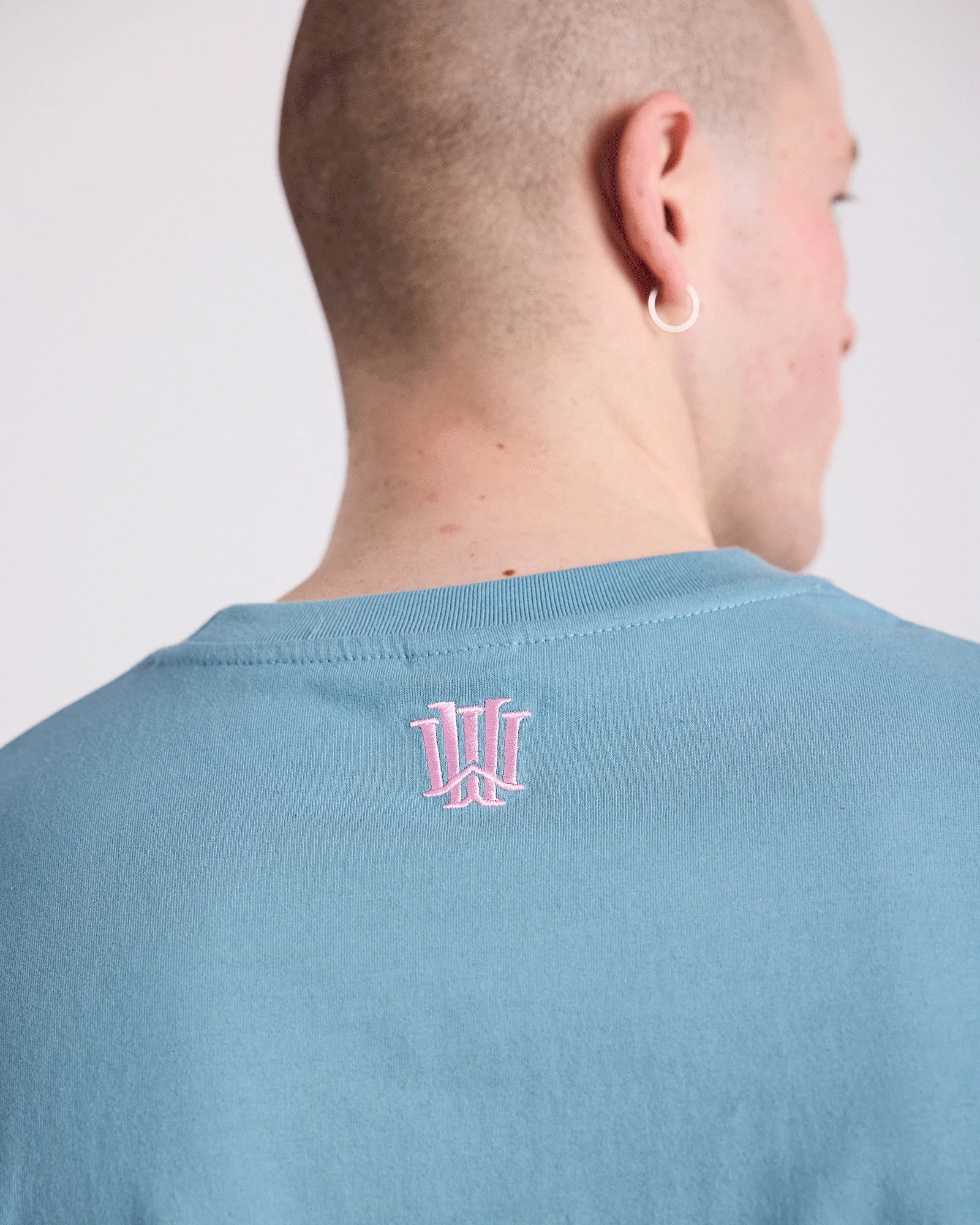 ARCHETYPE BOX FIT TEE - DUSK BLUE sold by WNDRR product image thumbnail 4
