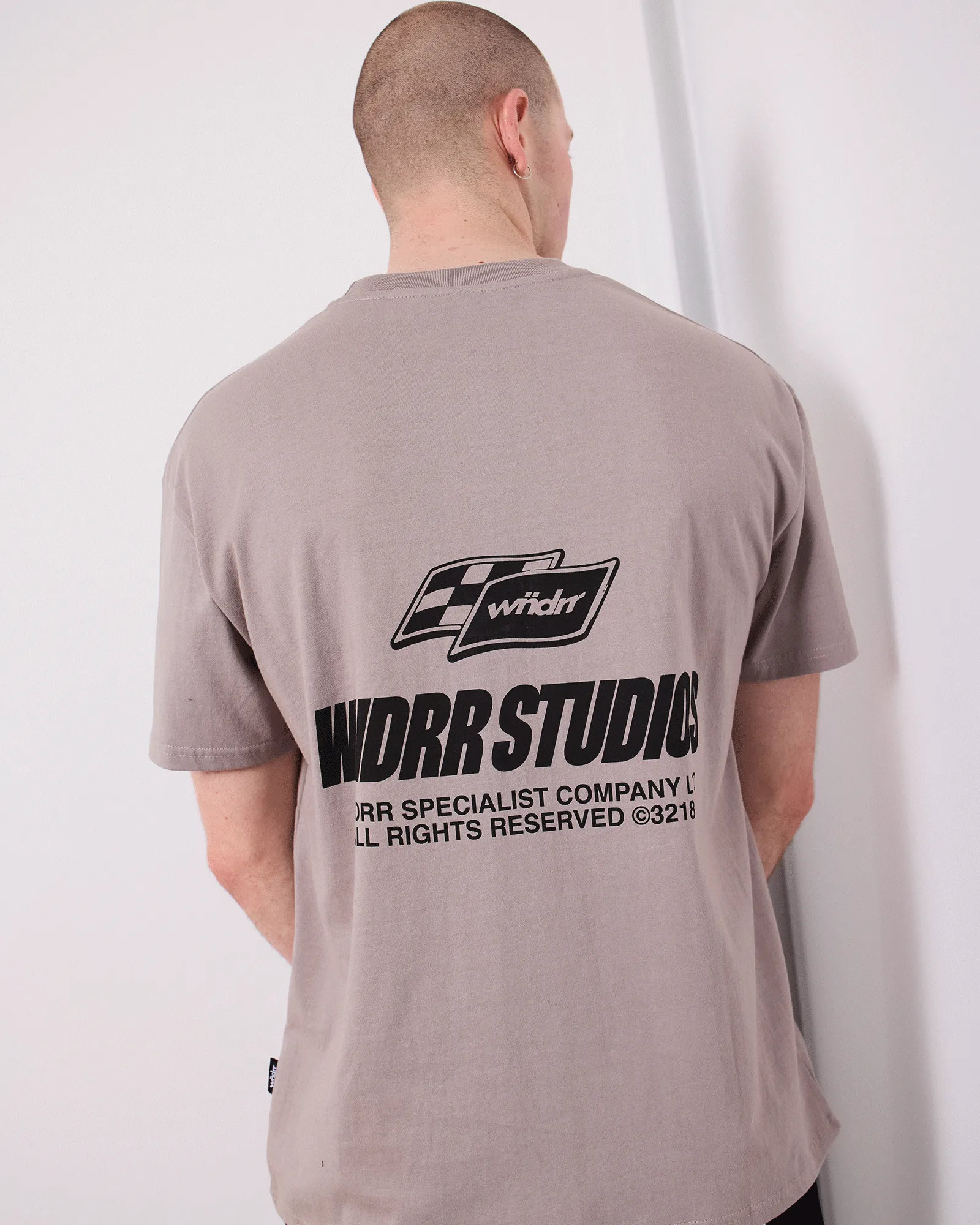 APEX BOX FIT TEE - MOON GREY sold by WNDRR product image thumbnail 2