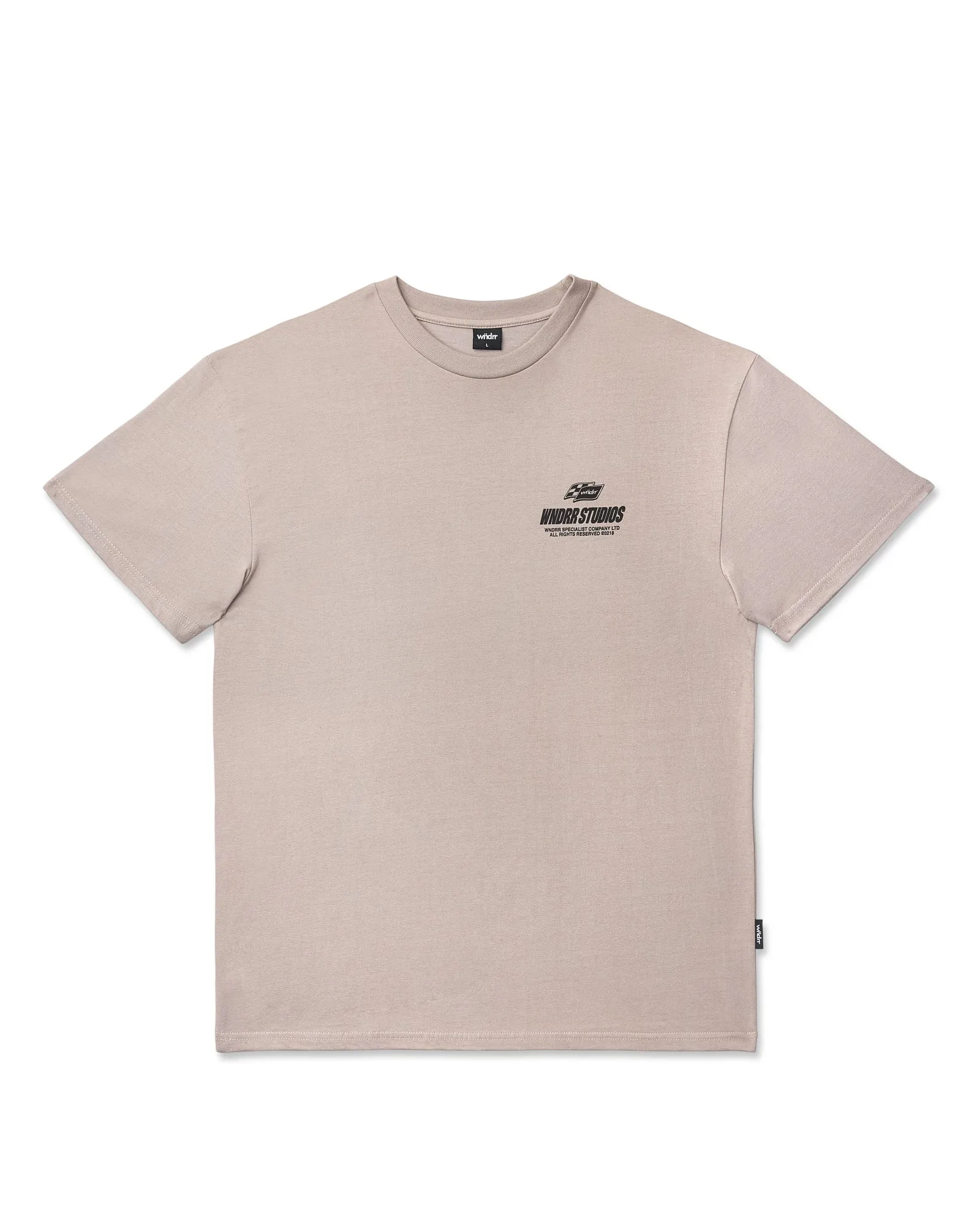 APEX BOX FIT TEE - MOON GREY sold by WNDRR product image thumbnail 3